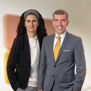 Frau Sonja Kaspar und Herr Massimo Saccomanno