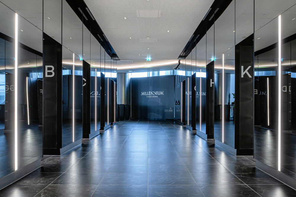 MILLENNIUM TOWER - Moderne Büros mit Weitblick