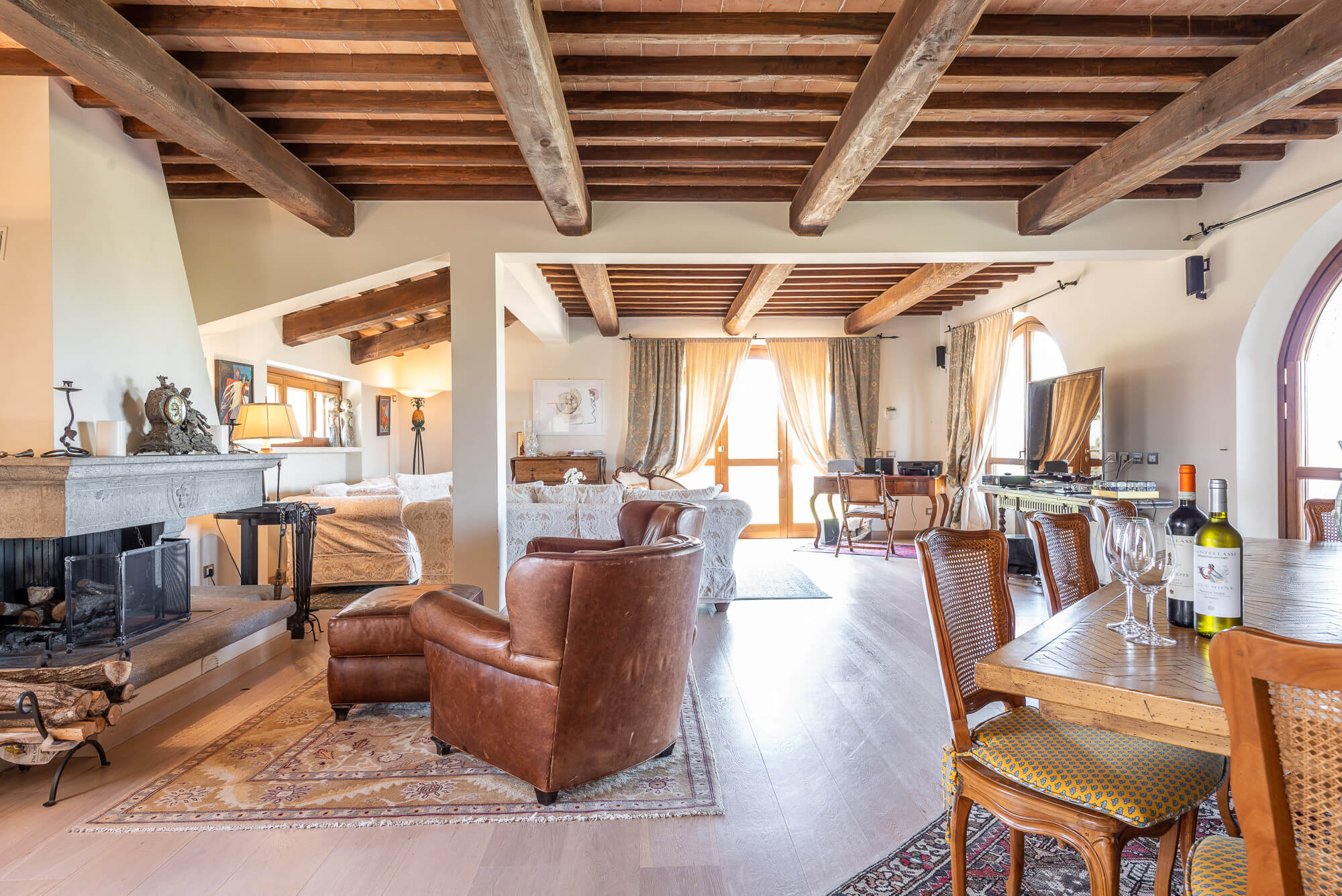 Traditional stone country house with pool in southern Tuscany