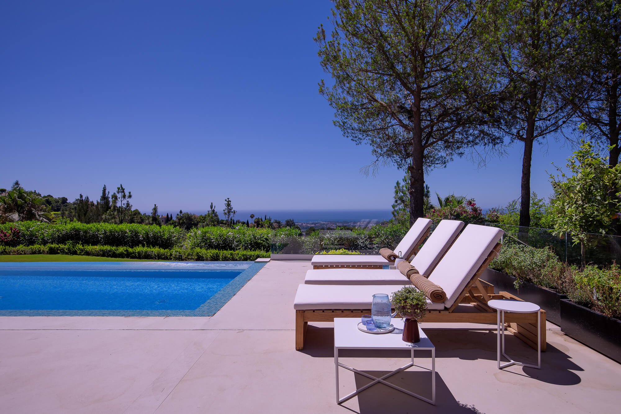 New built villa with magnificent sea views in La Zagaleta