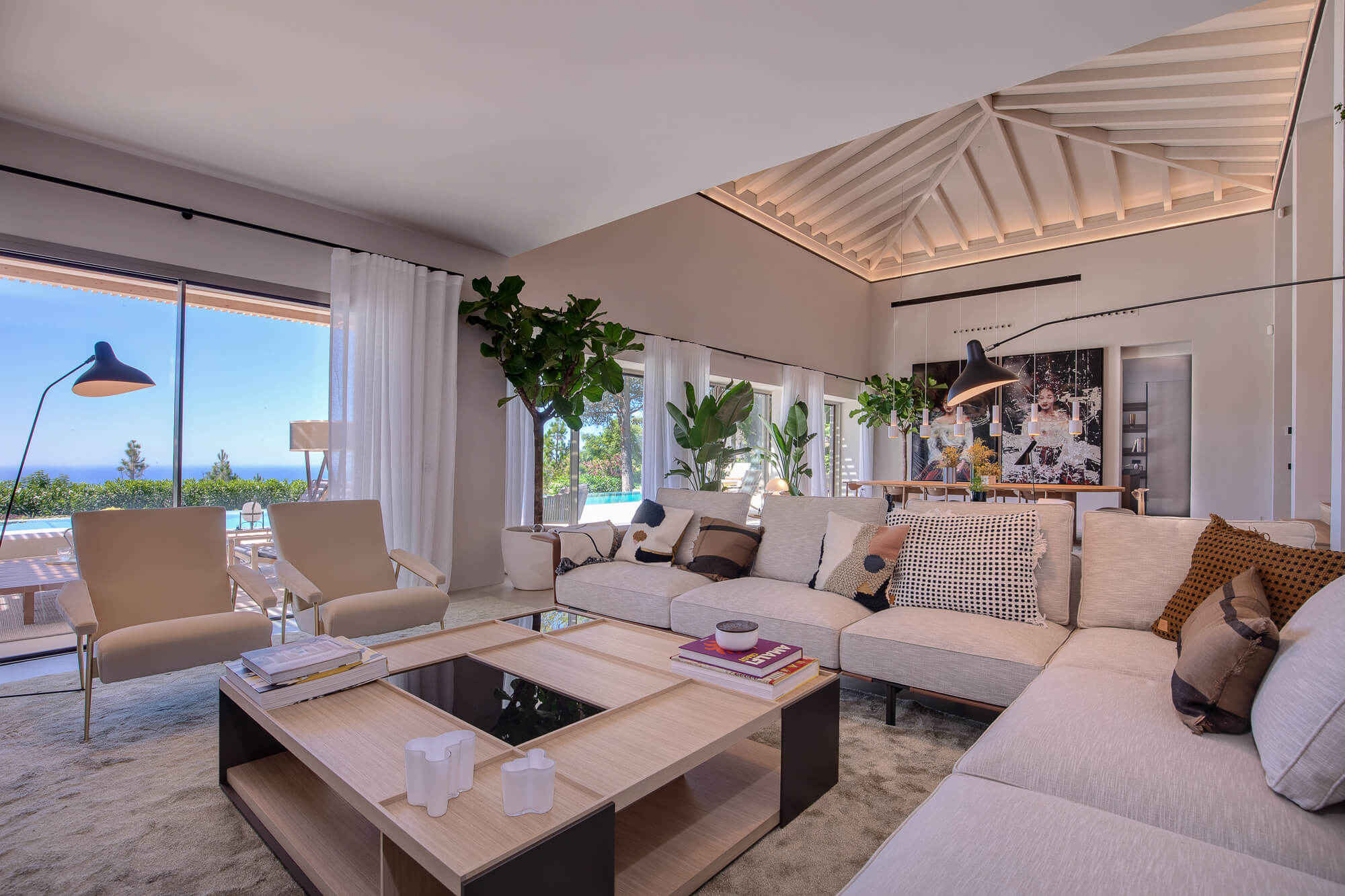 New built villa with magnificent sea views in La Zagaleta