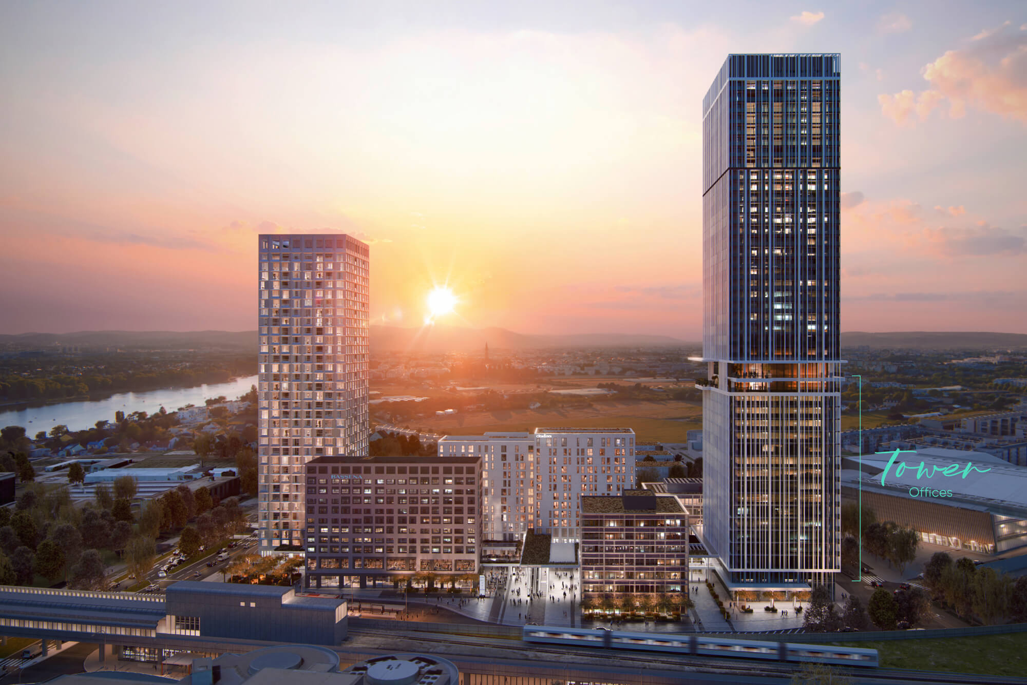 Vienna Twenty Two Tower Offices