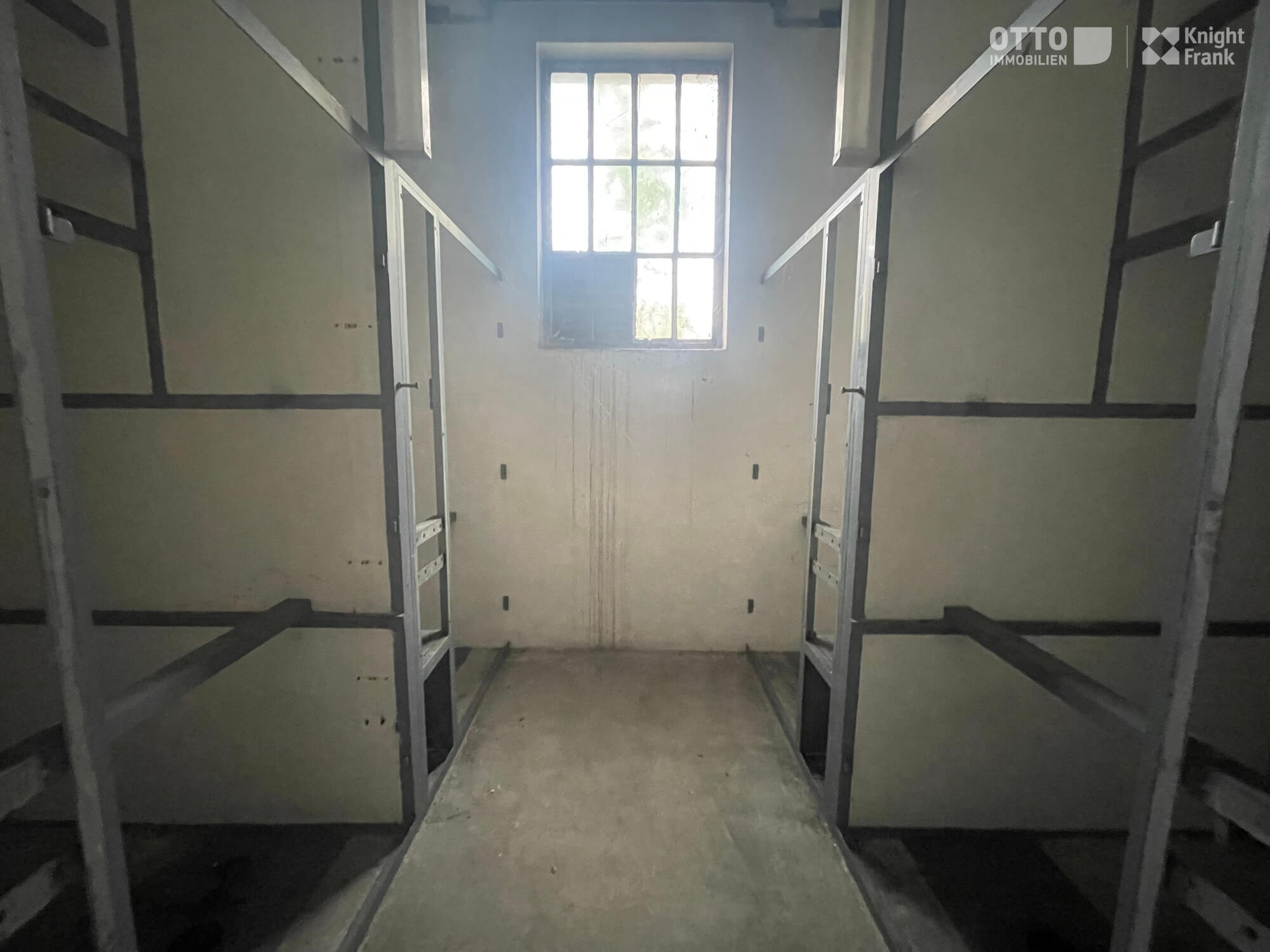 Urban plot with old transformer house