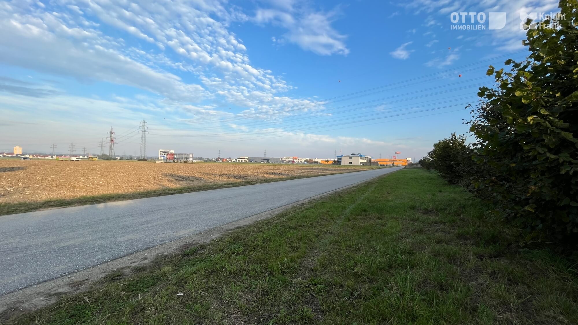 Sankt Florian business park right at the A1