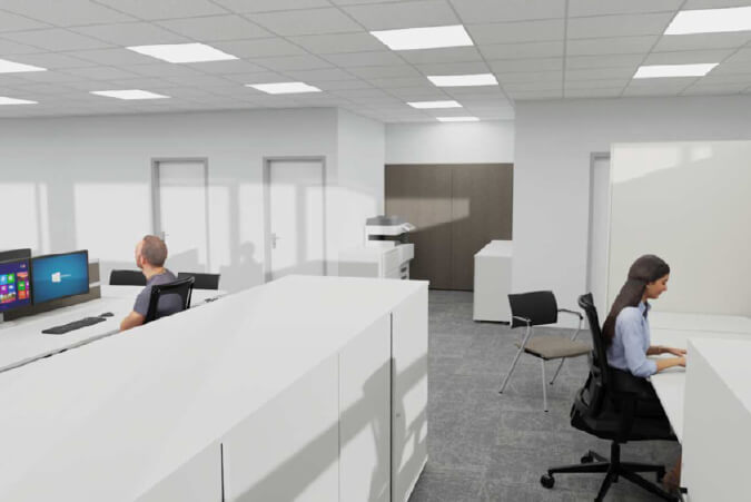 Hochwertig neu sanierte Bürofläche