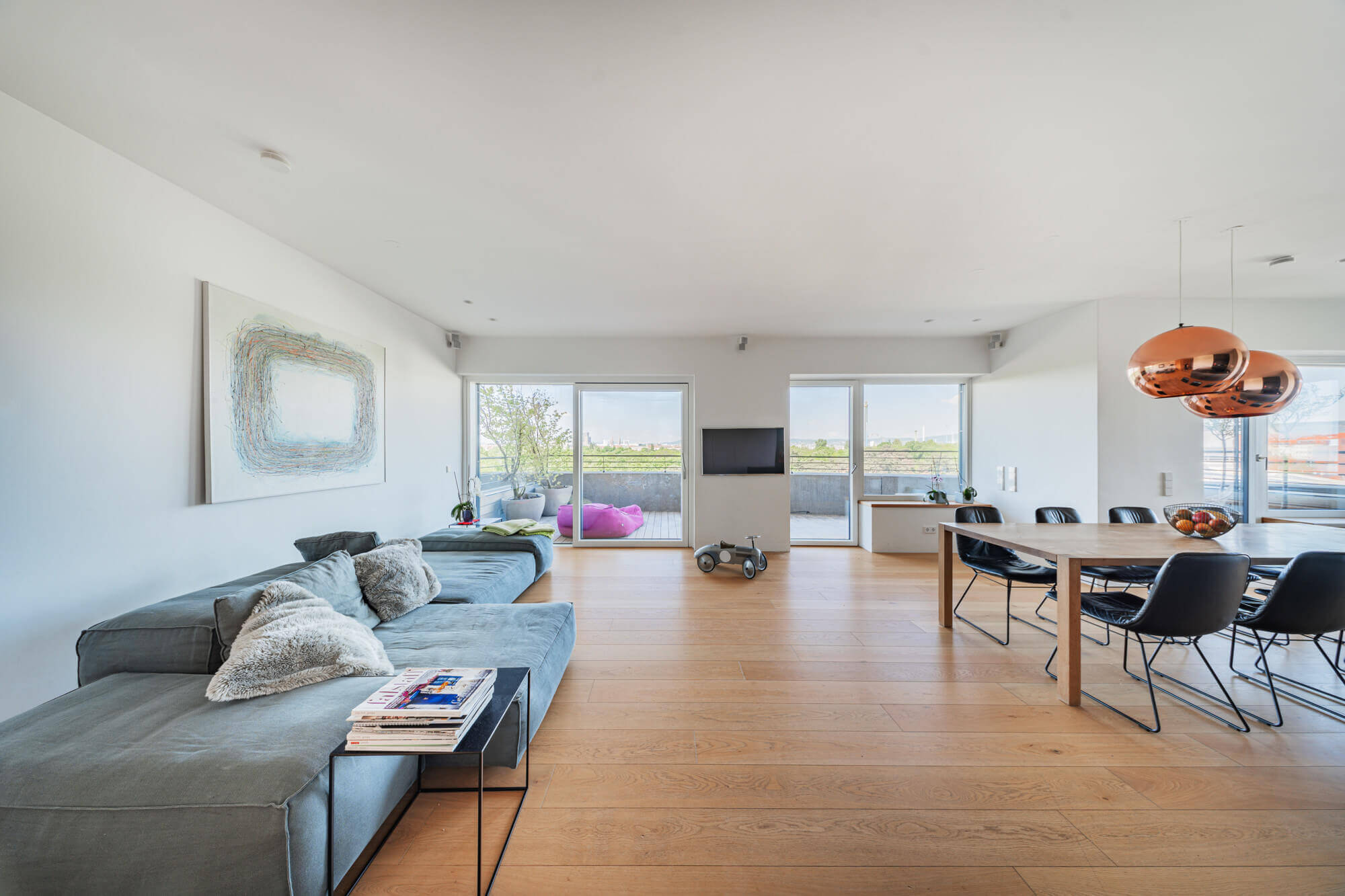 Moderne Wohnung mit Panoramablick im Szenequartier Viertel Zwei