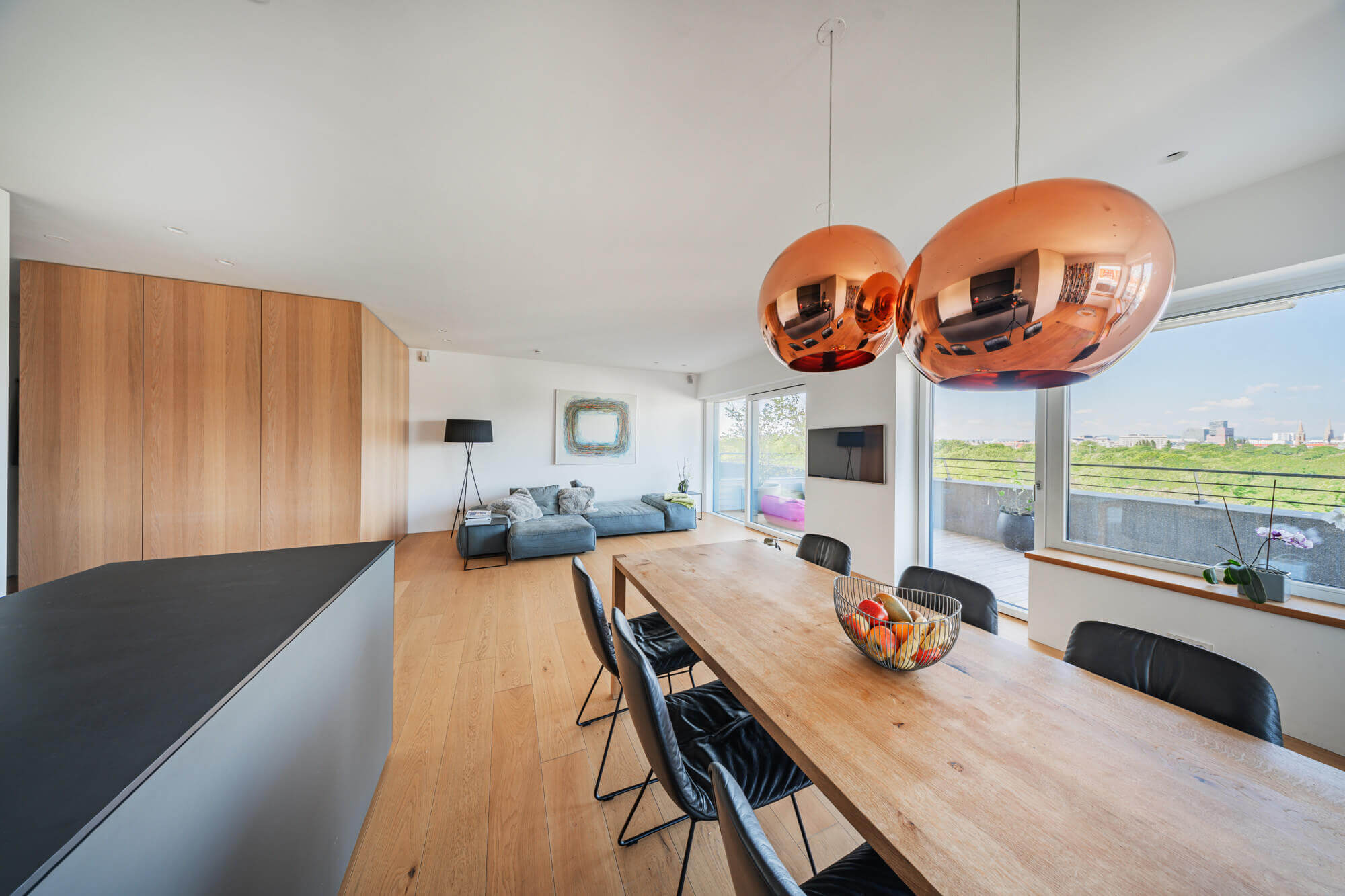 Moderne Wohnung mit Panoramablick im Szenequartier Viertel Zwei