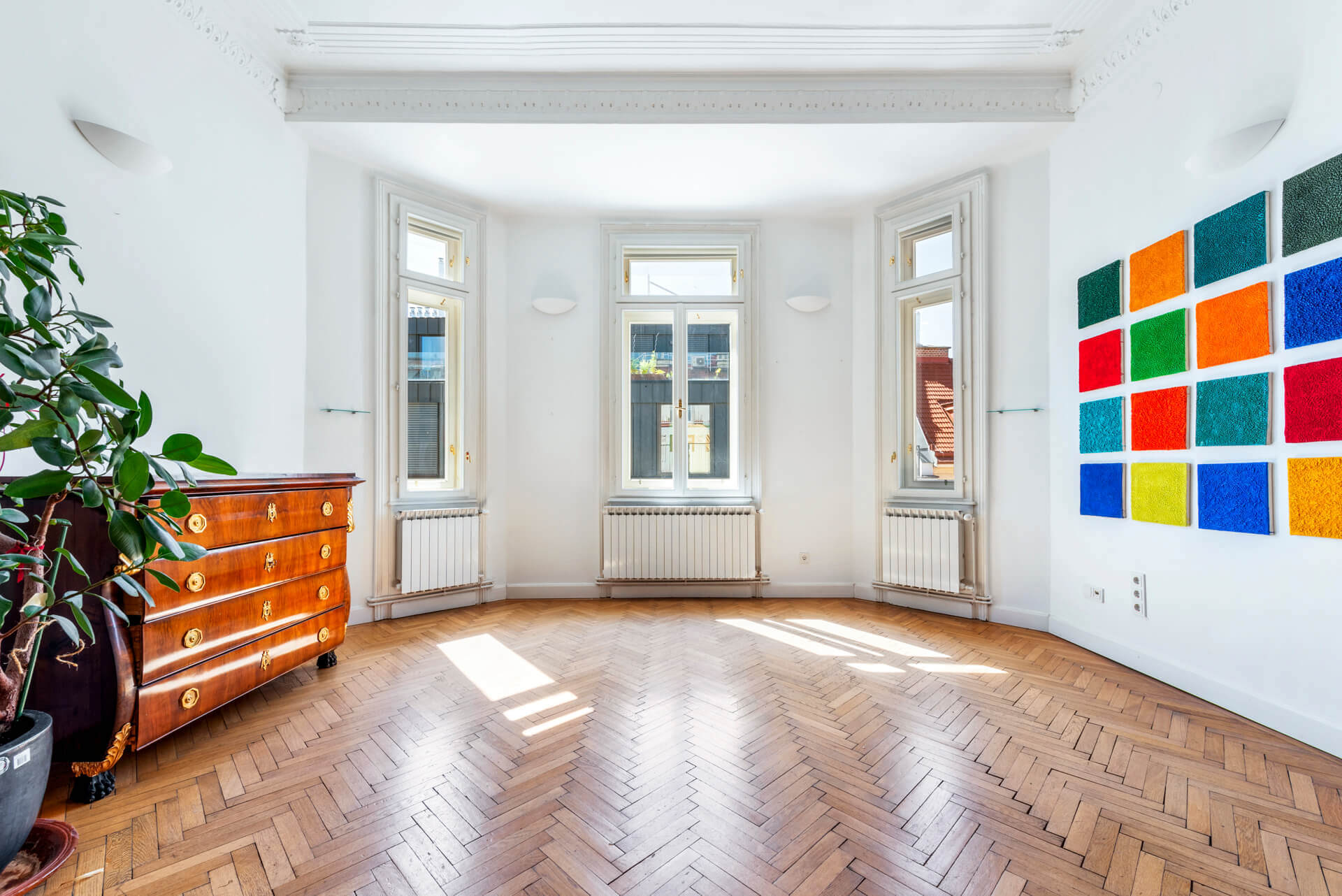 Peaceful apartement in a traditional building near Theresianum school