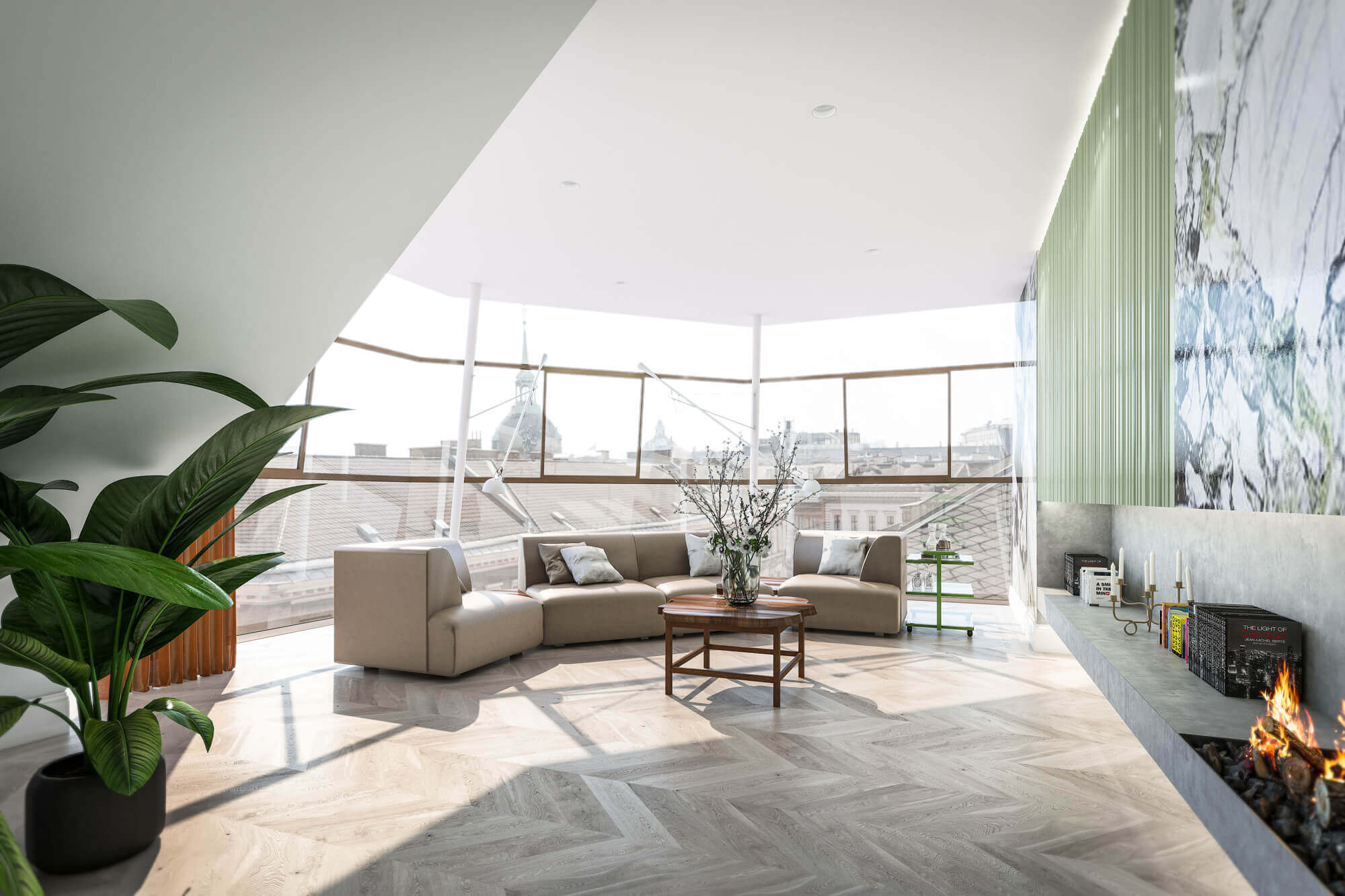 Luxus-Penthouses nahe der Wiener Staatsoper