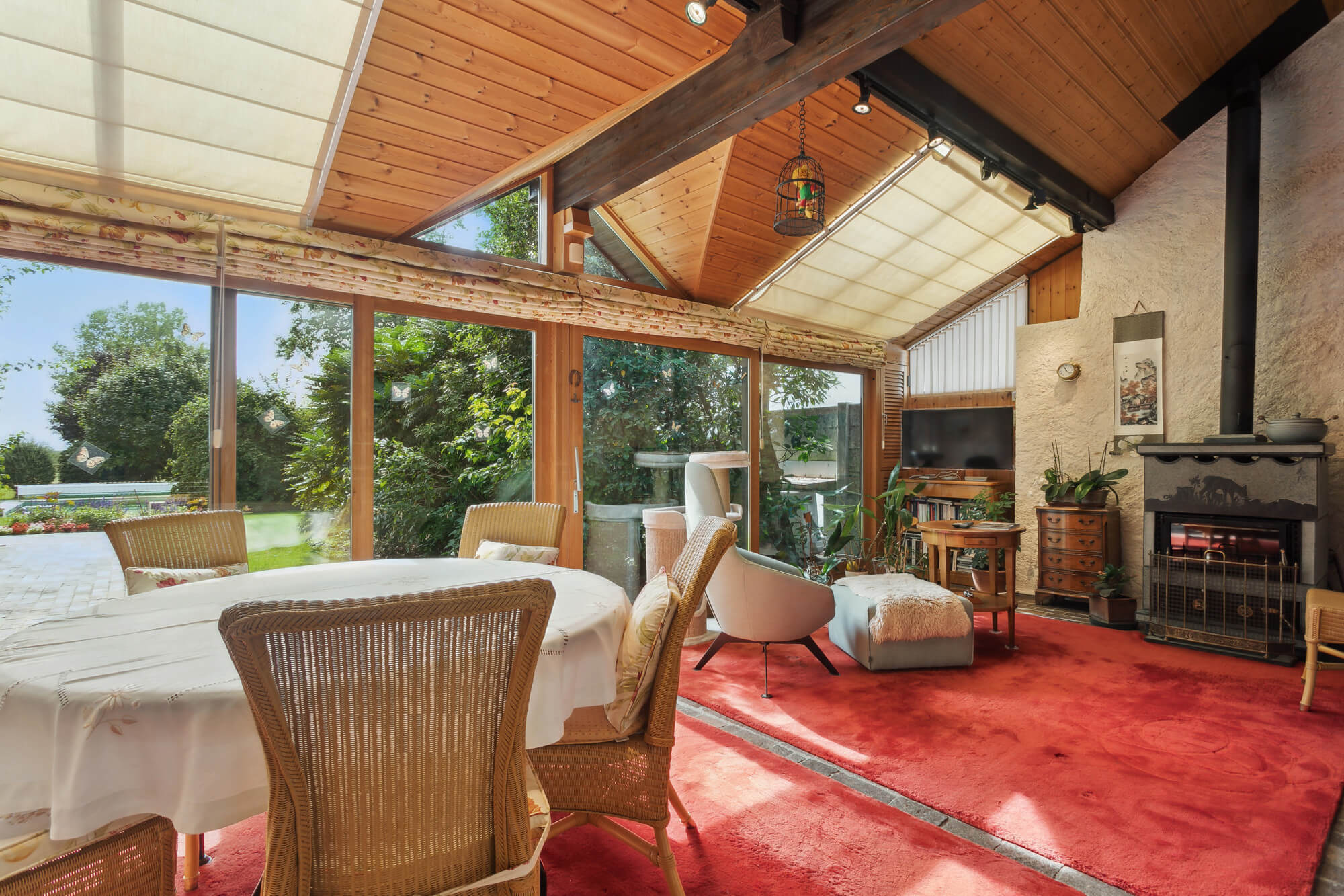 Elegant 19th Century Village-Style Property with Outdoor Pool and Expansive Wooded Grounds