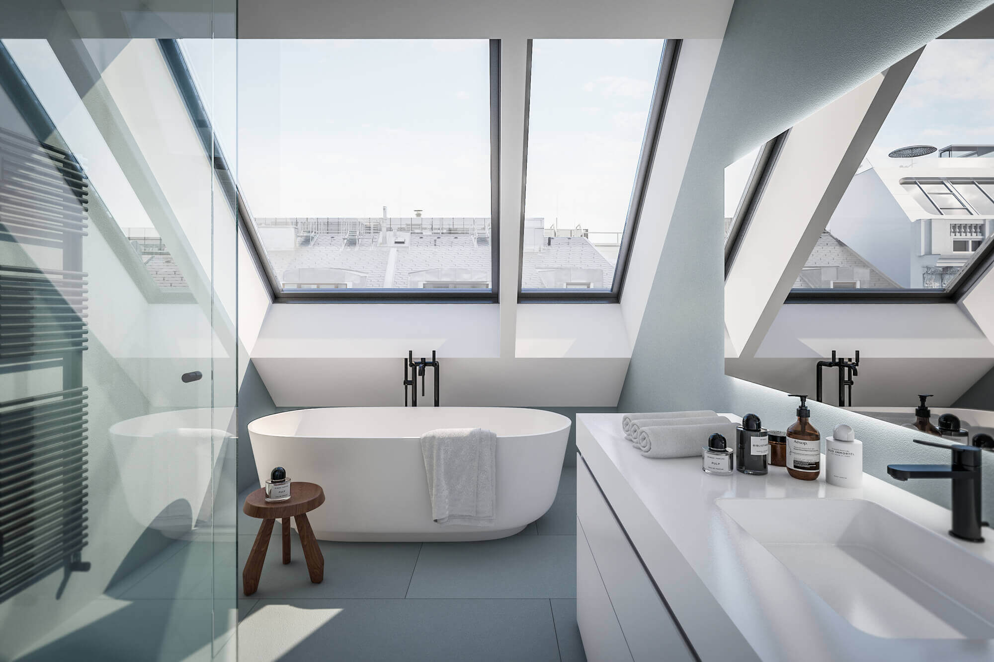 Exquisite Dachgeschosswohnungen und Luxusapartments in bester Citylage