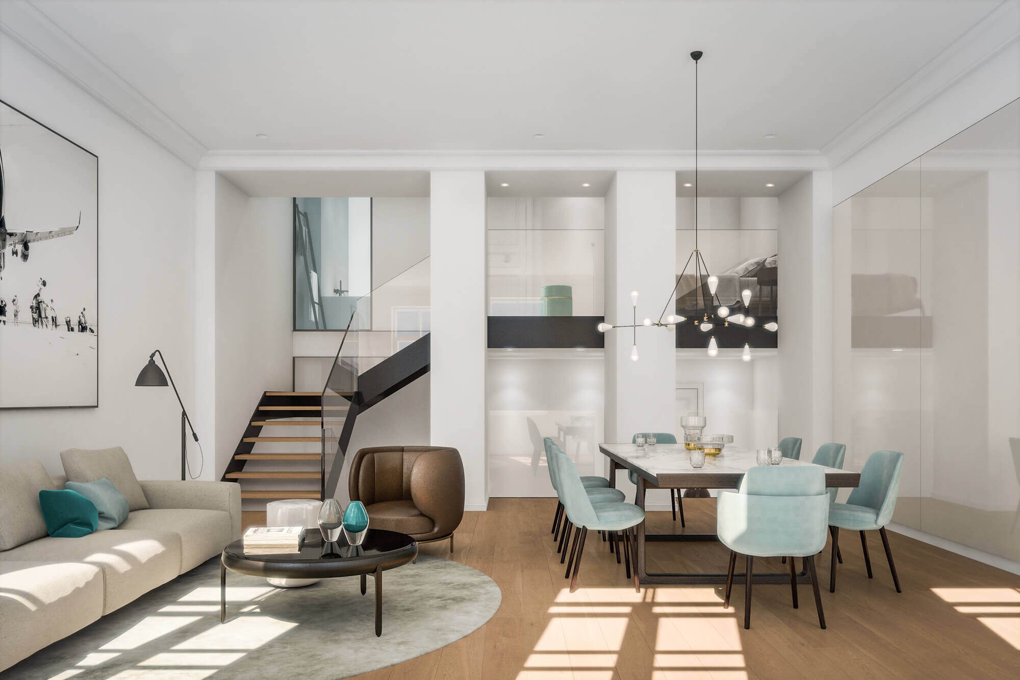 Exquisite Dachgeschosswohnungen und Luxusapartments in bester Citylage