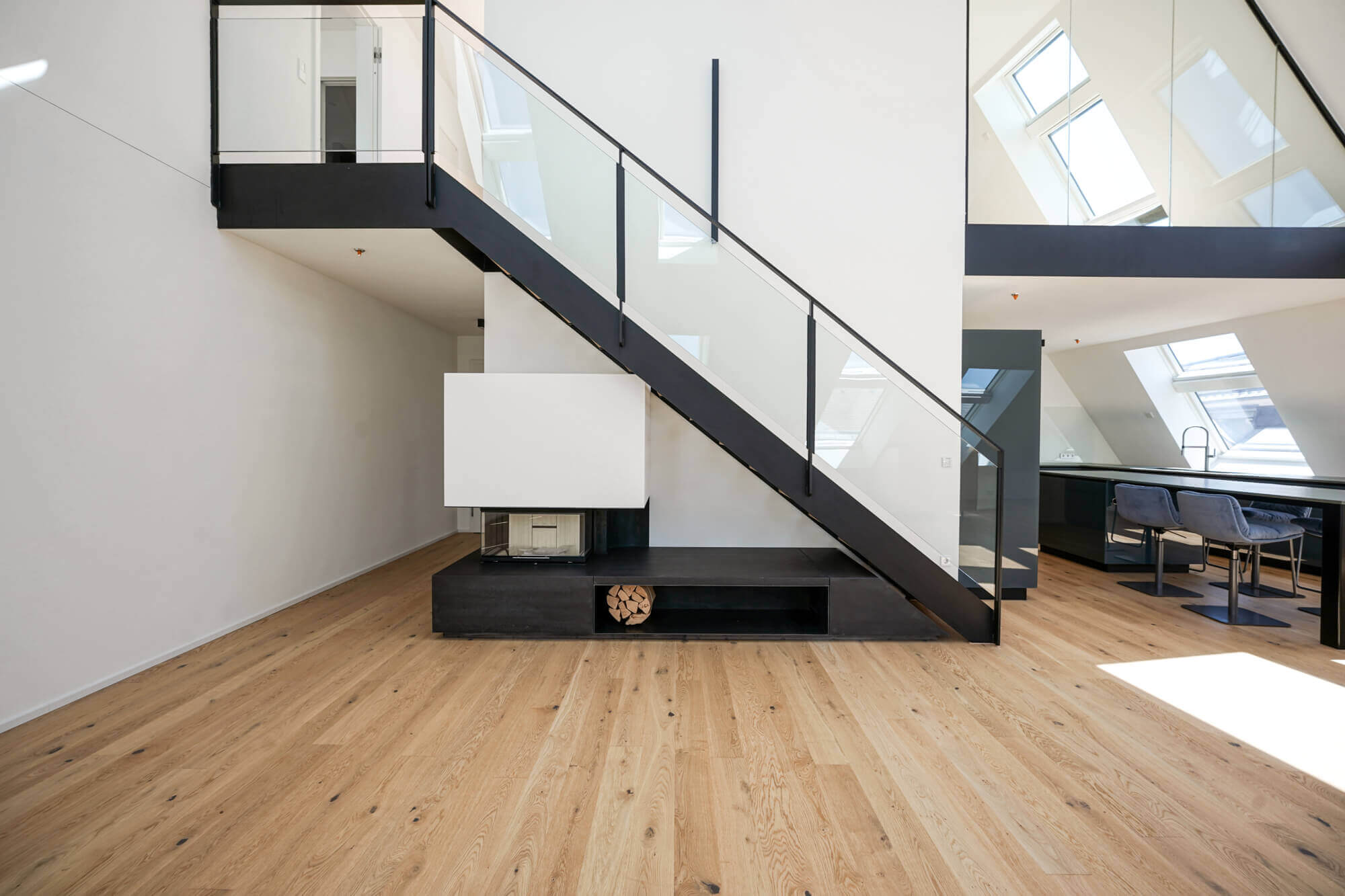 Modernes City-Penthouse mit Dachterrasse und Stephansdom-Blick