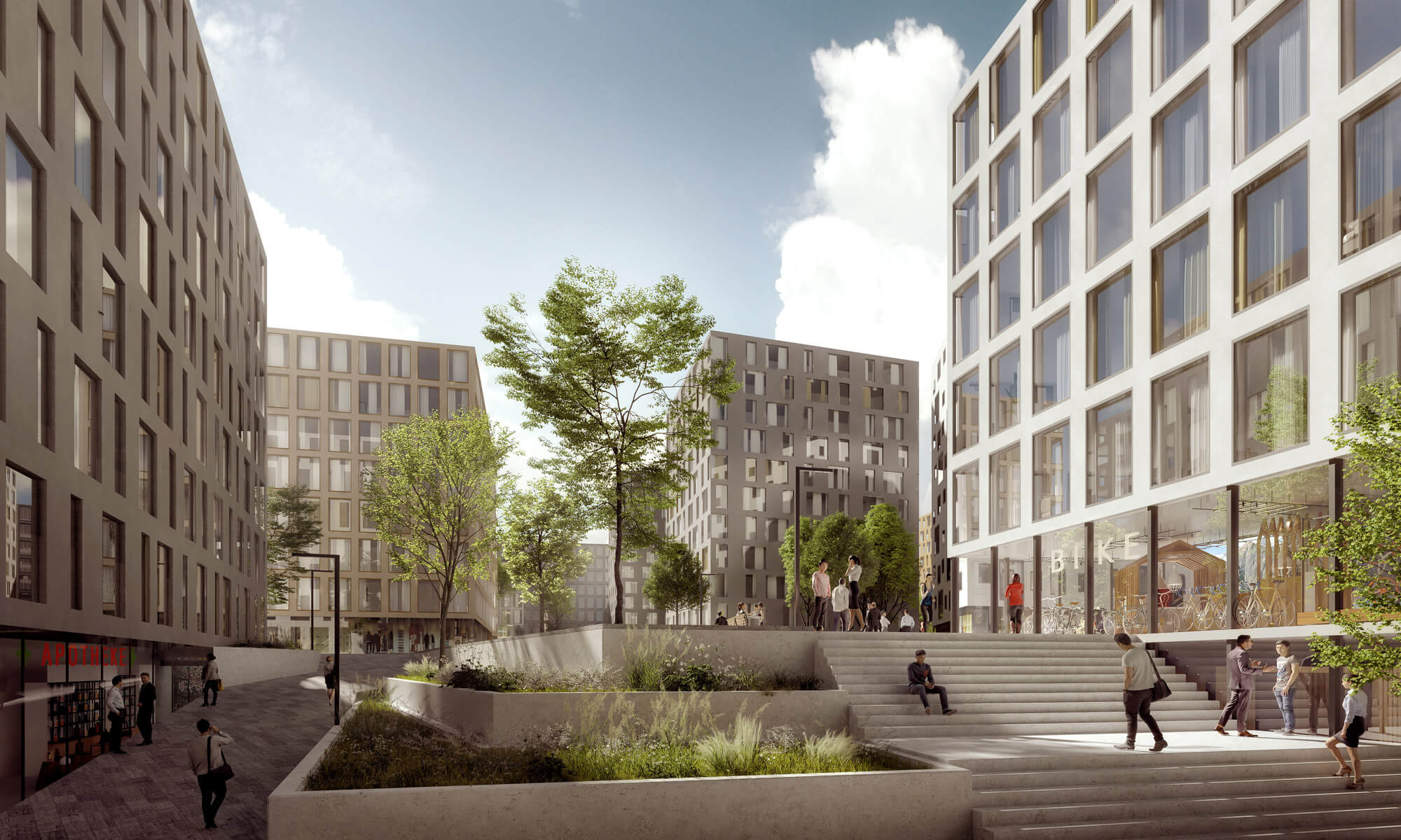 Geschäftsfläche im Village im Dritten