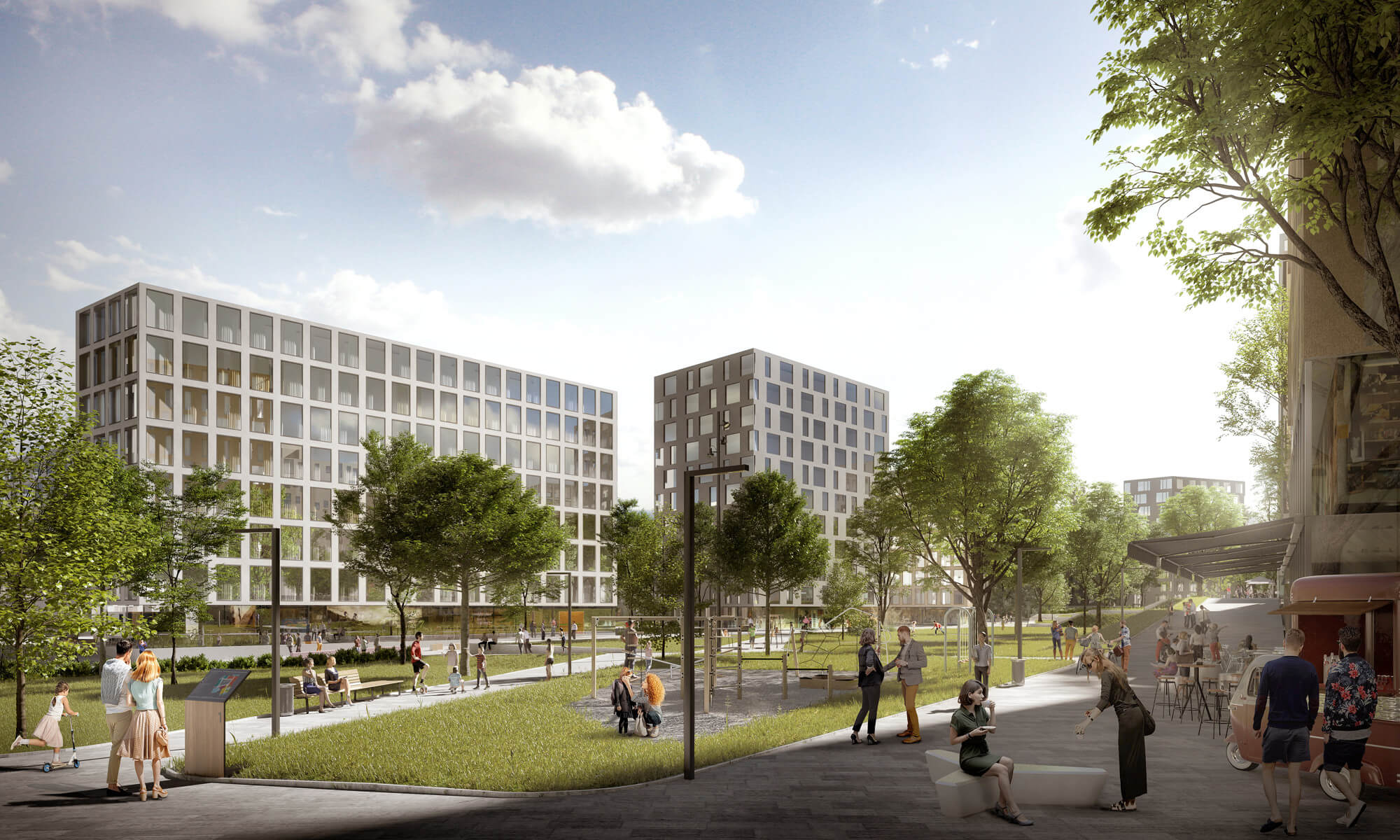 Geschäftsfläche im Village im Dritten