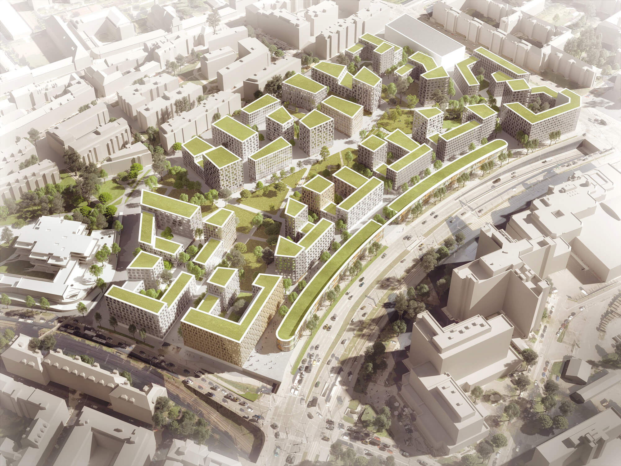 Geschäftsfläche im Village im Dritten