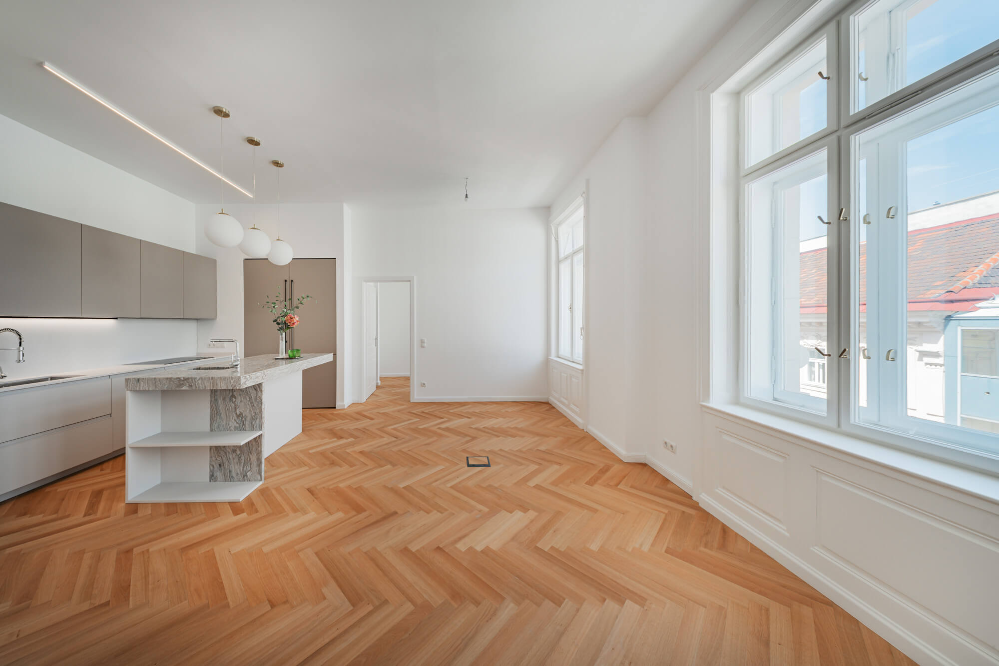 Stylishly renovated old apartment