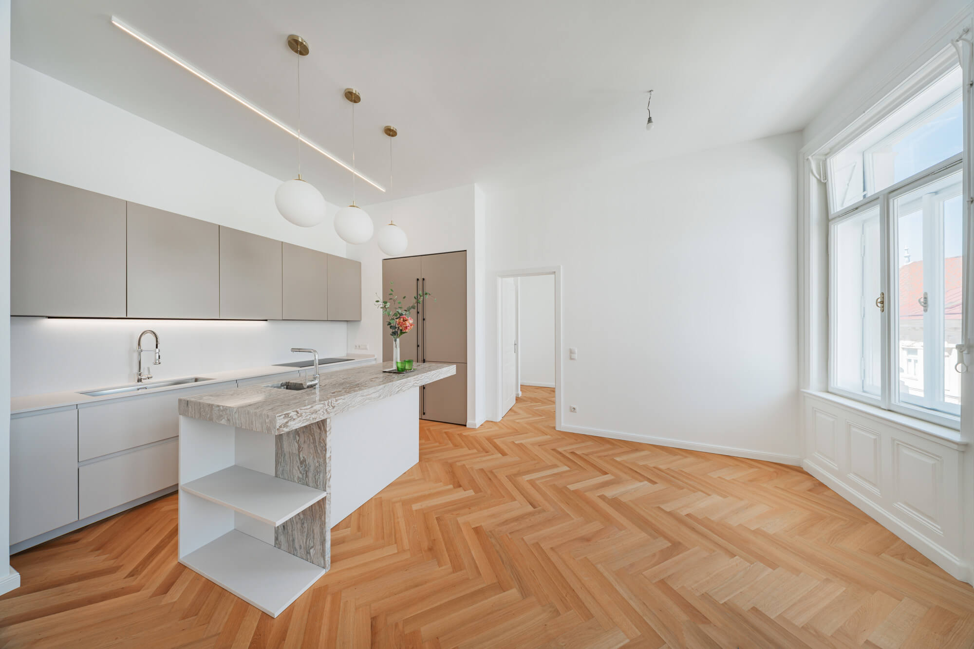 Stylishly renovated old apartment