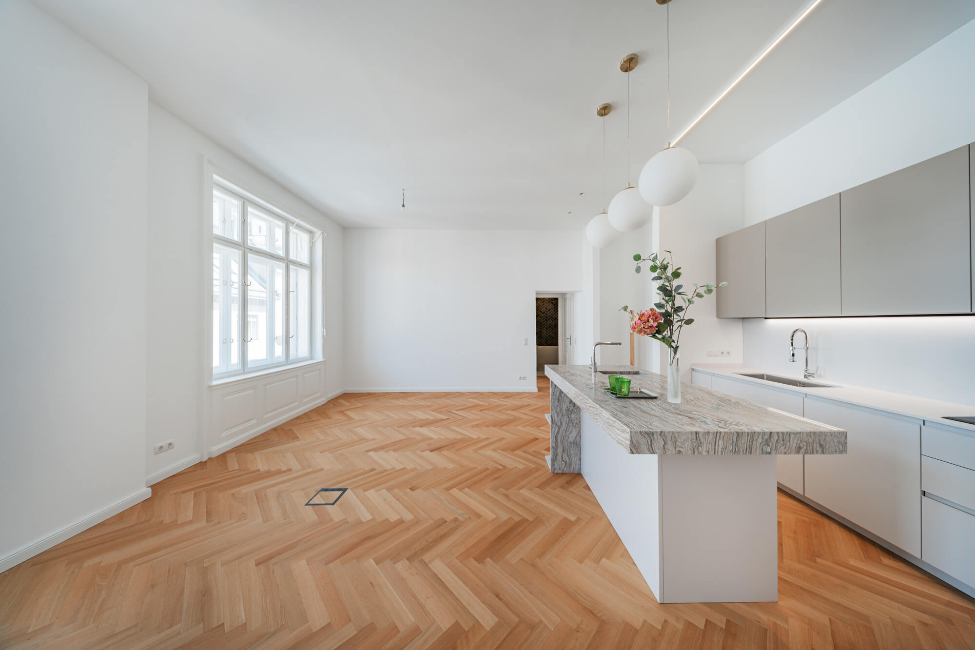 Stylishly renovated old apartment