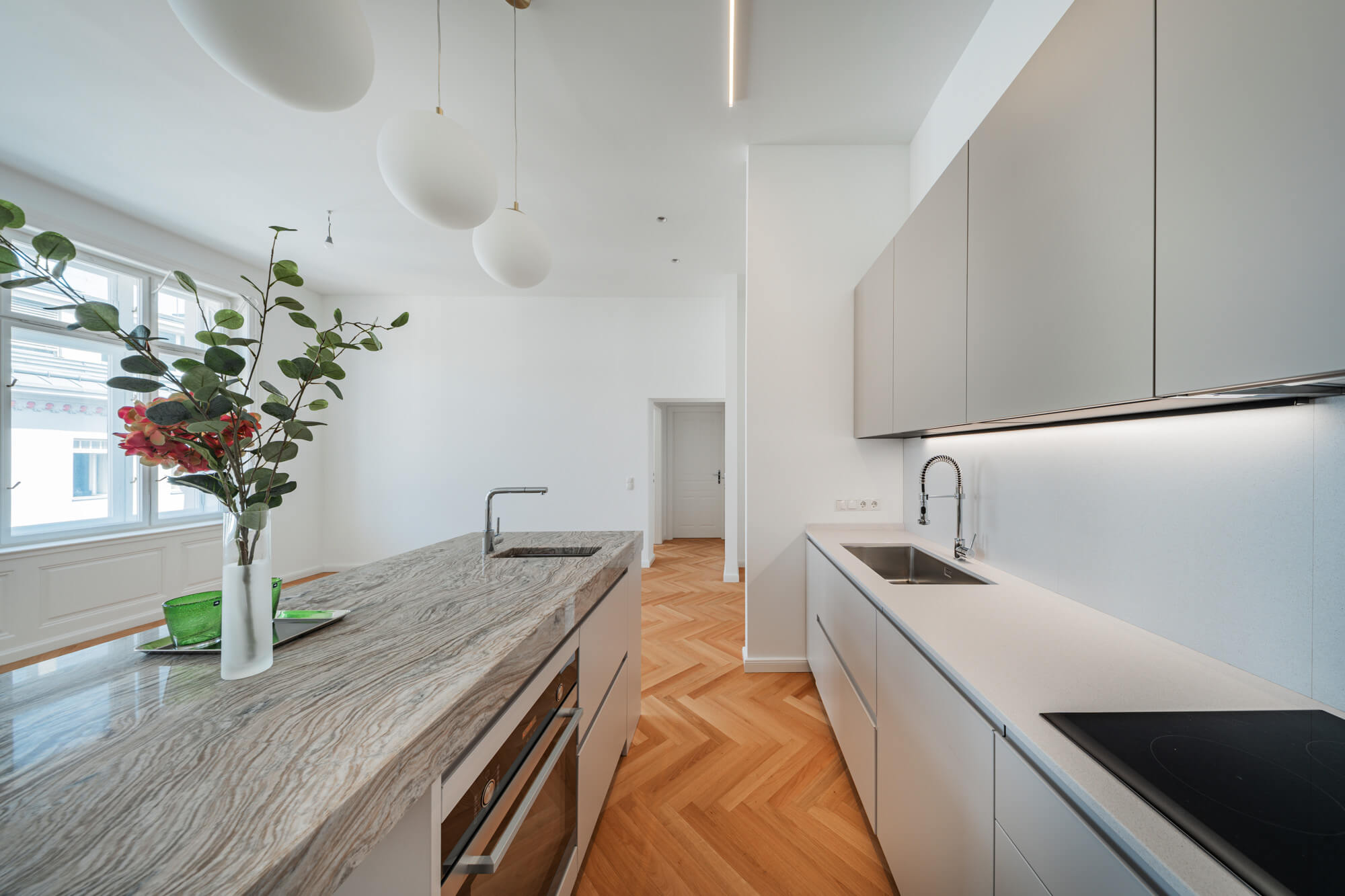 Stylishly renovated old apartment