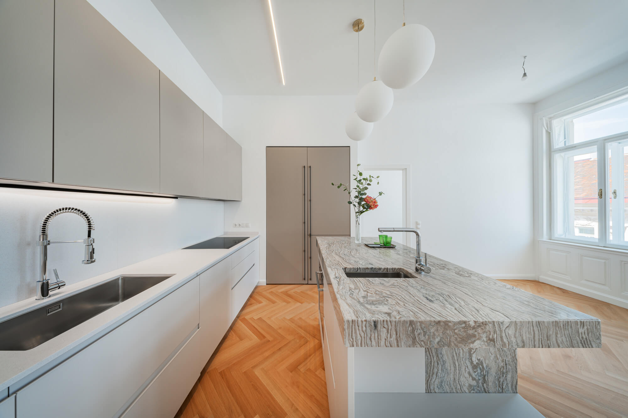 Stylishly renovated old apartment