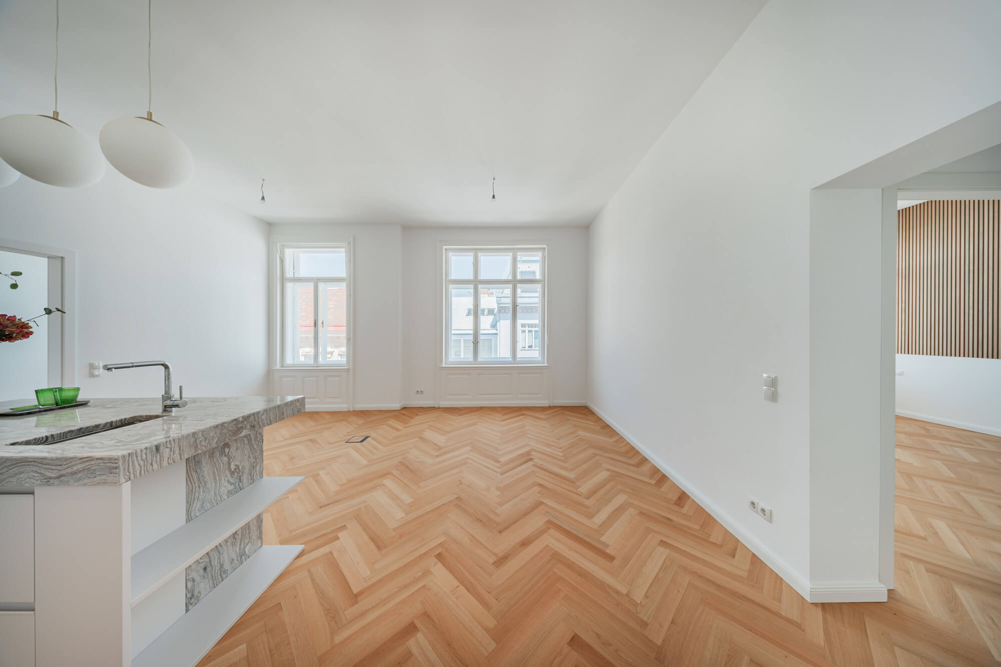 Stylishly renovated old apartment