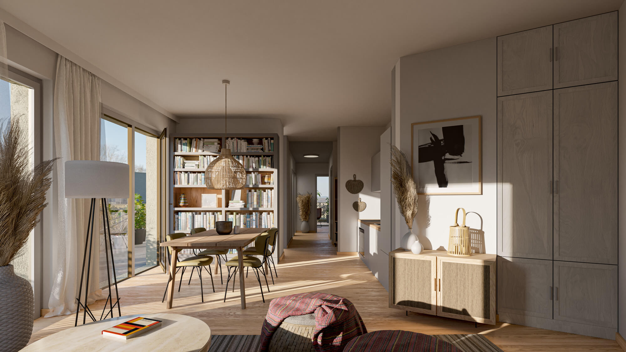 Hirschfeld - First occupancy with outdoor spaces - sustainable living on the outskirts of the city!