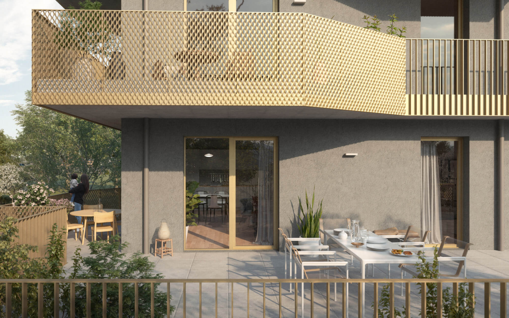 Hirschfeld - First occupancy with outdoor spaces - sustainable living on the outskirts of the city!