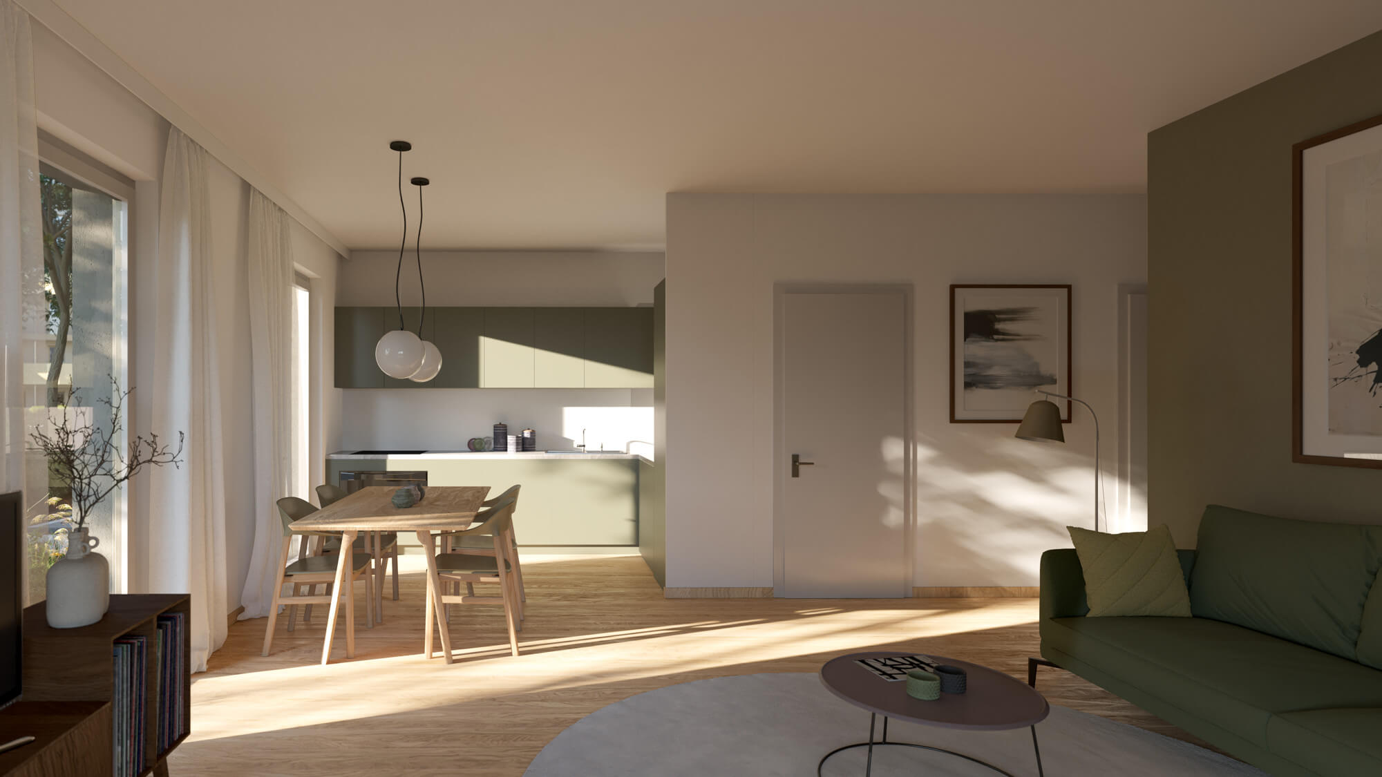 Hirschfeld - First occupancy with outdoor spaces - sustainable living on the outskirts of the city!