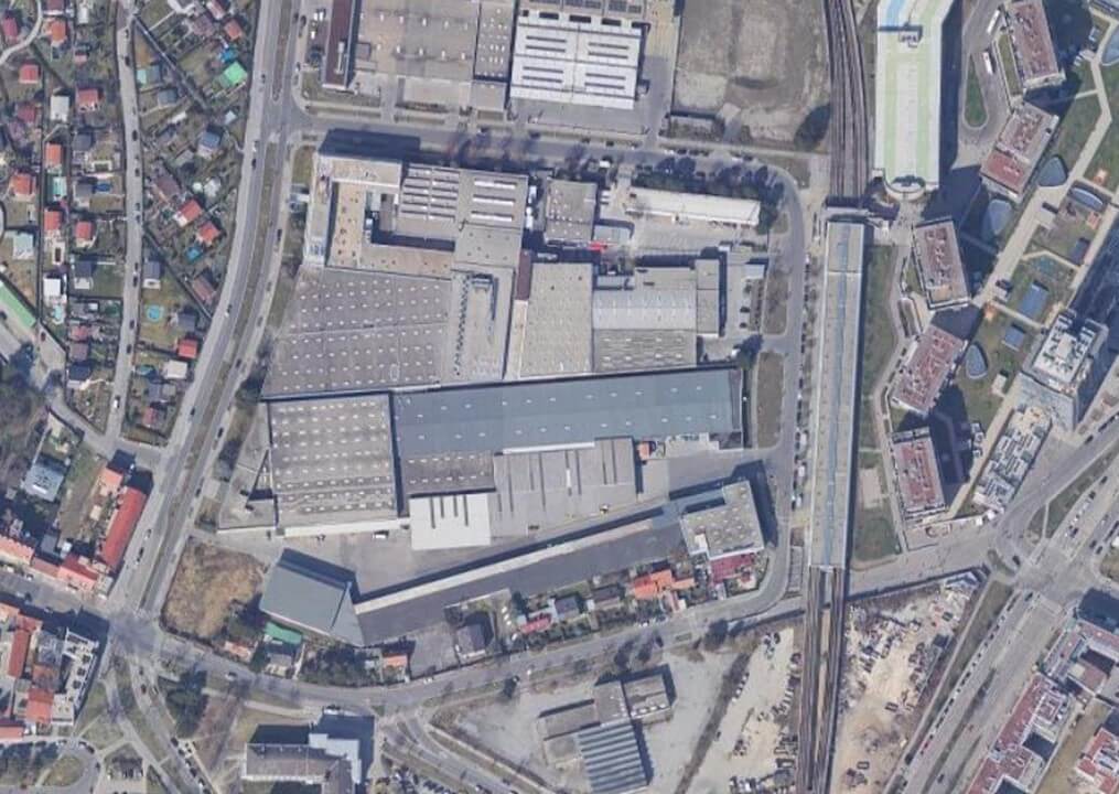 Hallenobjekte an der U1 / Wien-Nord