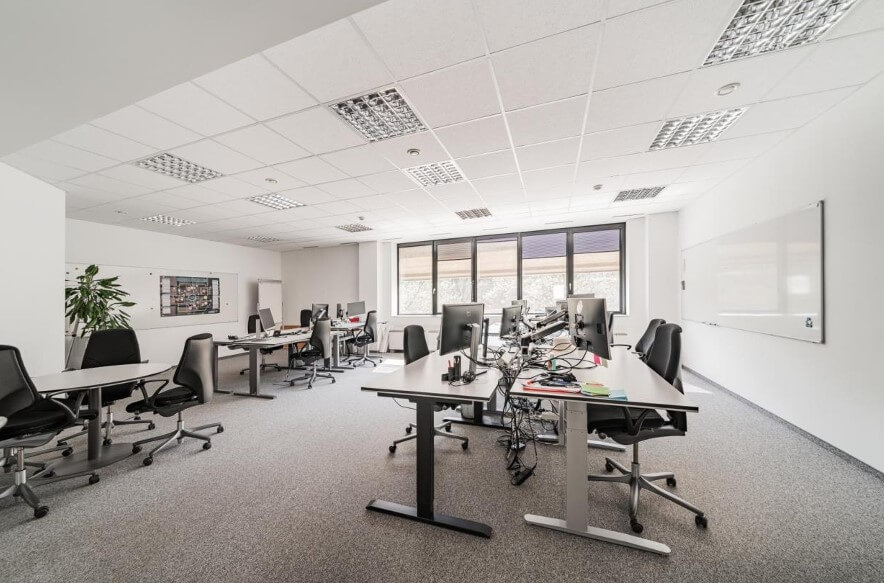 Modernes Büro im Greenworx