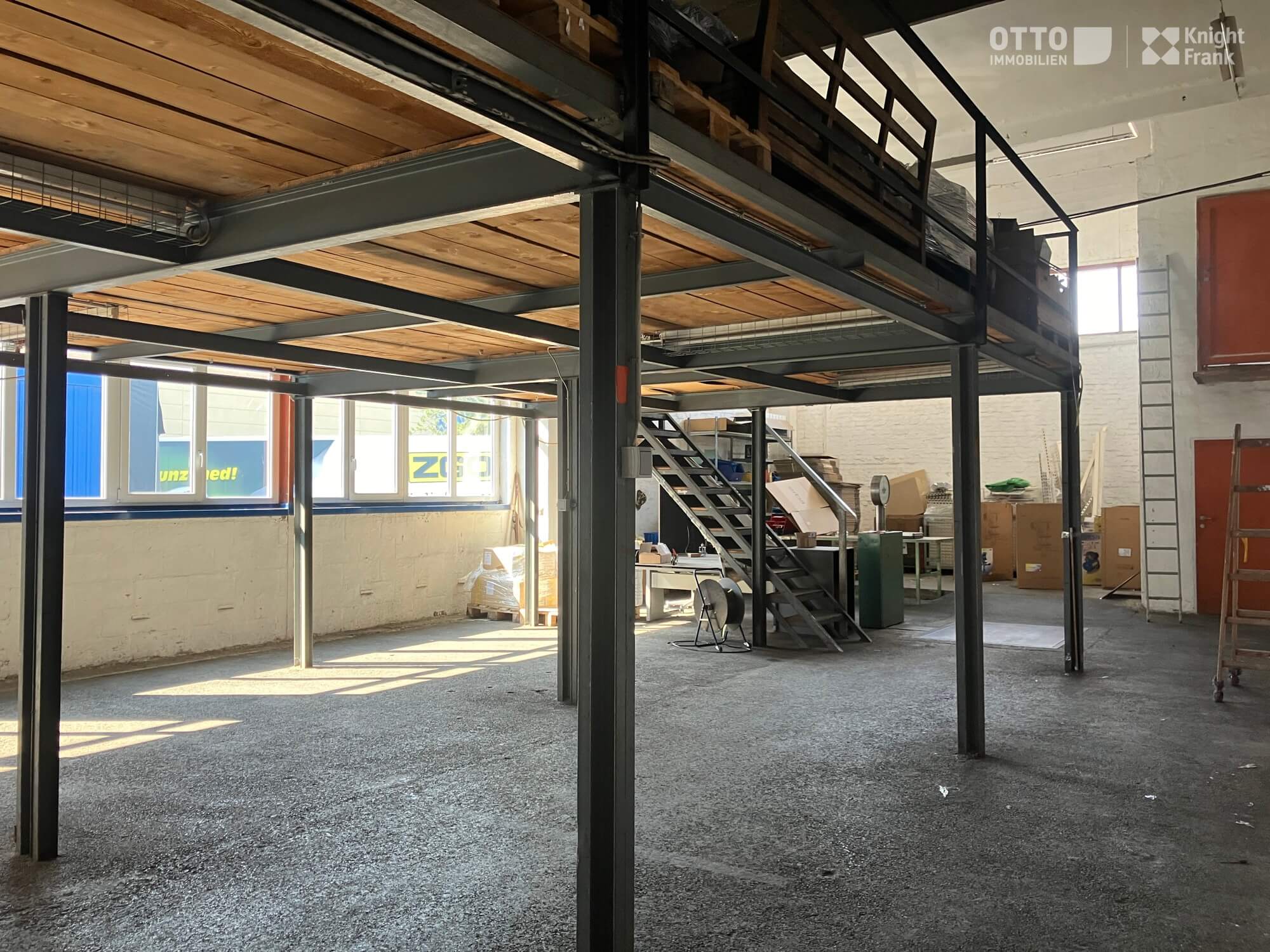 Modern high-bay warehouse