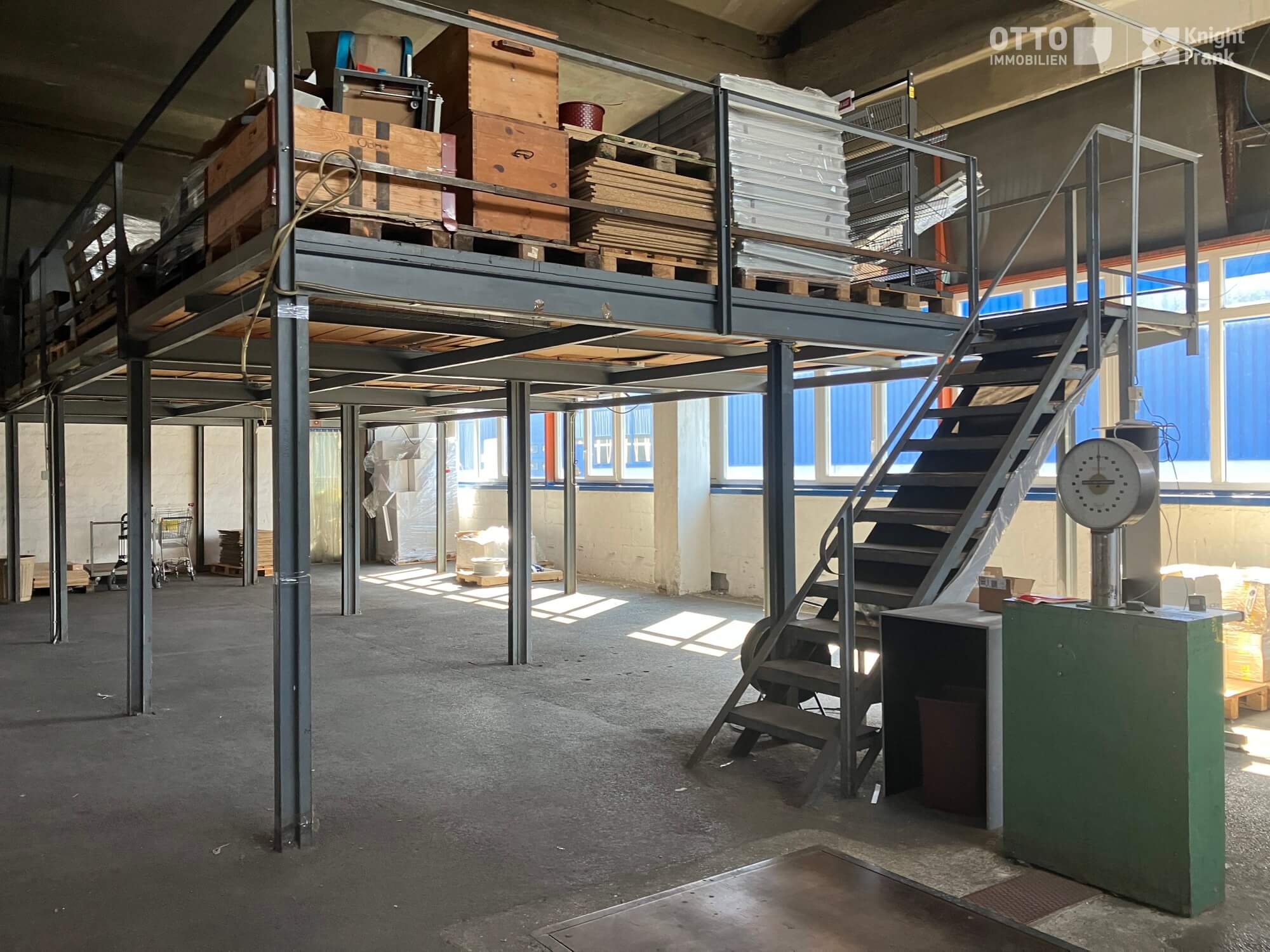 Modern high-bay warehouse