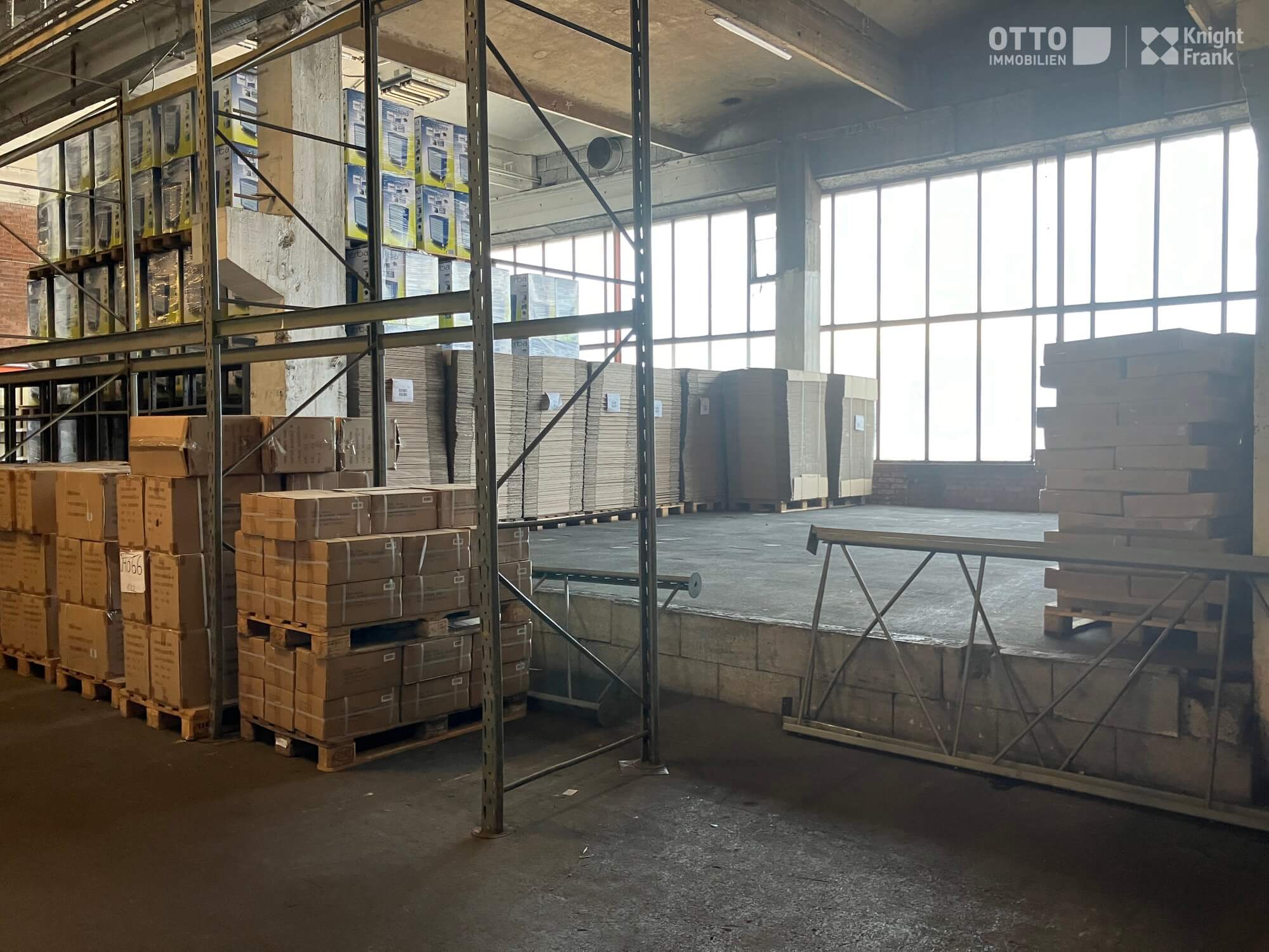 Modern high-bay warehouse