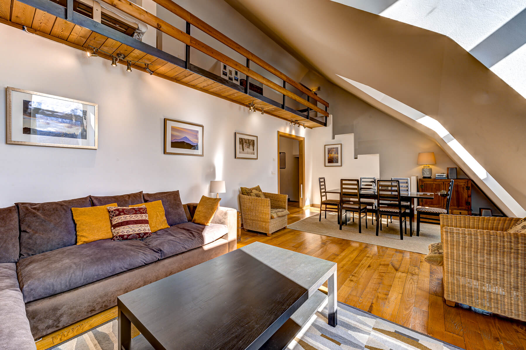 Payot - hyper-zentrale Wohnung mit Mezzanin in Chamonix