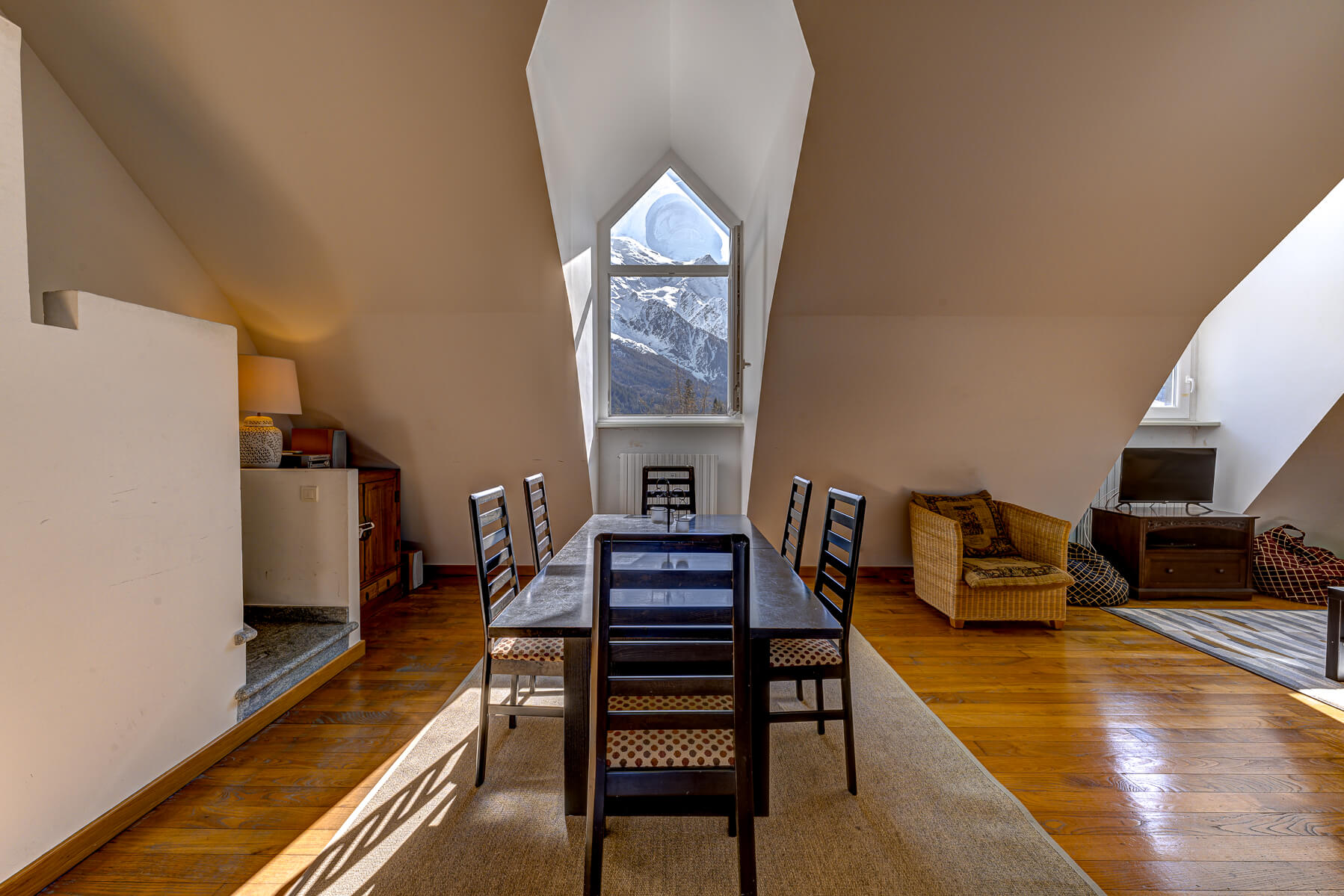 Payot - hyper-zentrale Wohnung mit Mezzanin in Chamonix