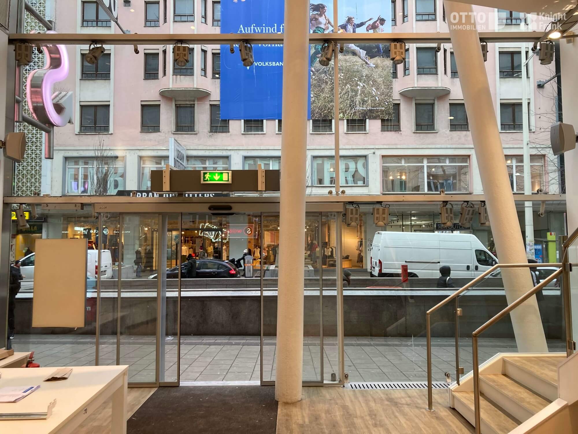 Pop Up Fläche inmitten der Mariahilfer Straße