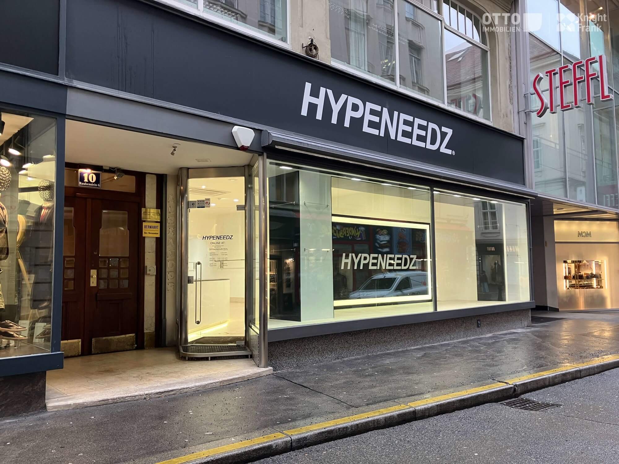 Representative Retail Space Near Kaufhaus Steffl