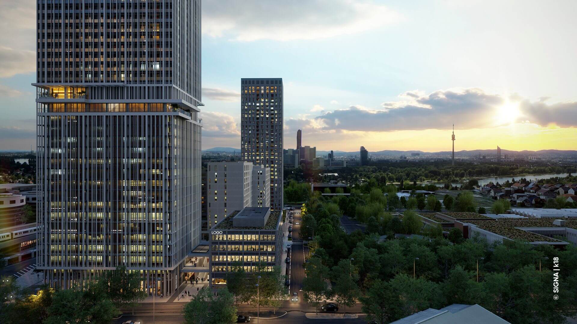 Vienna Twenty Two Tower Offices