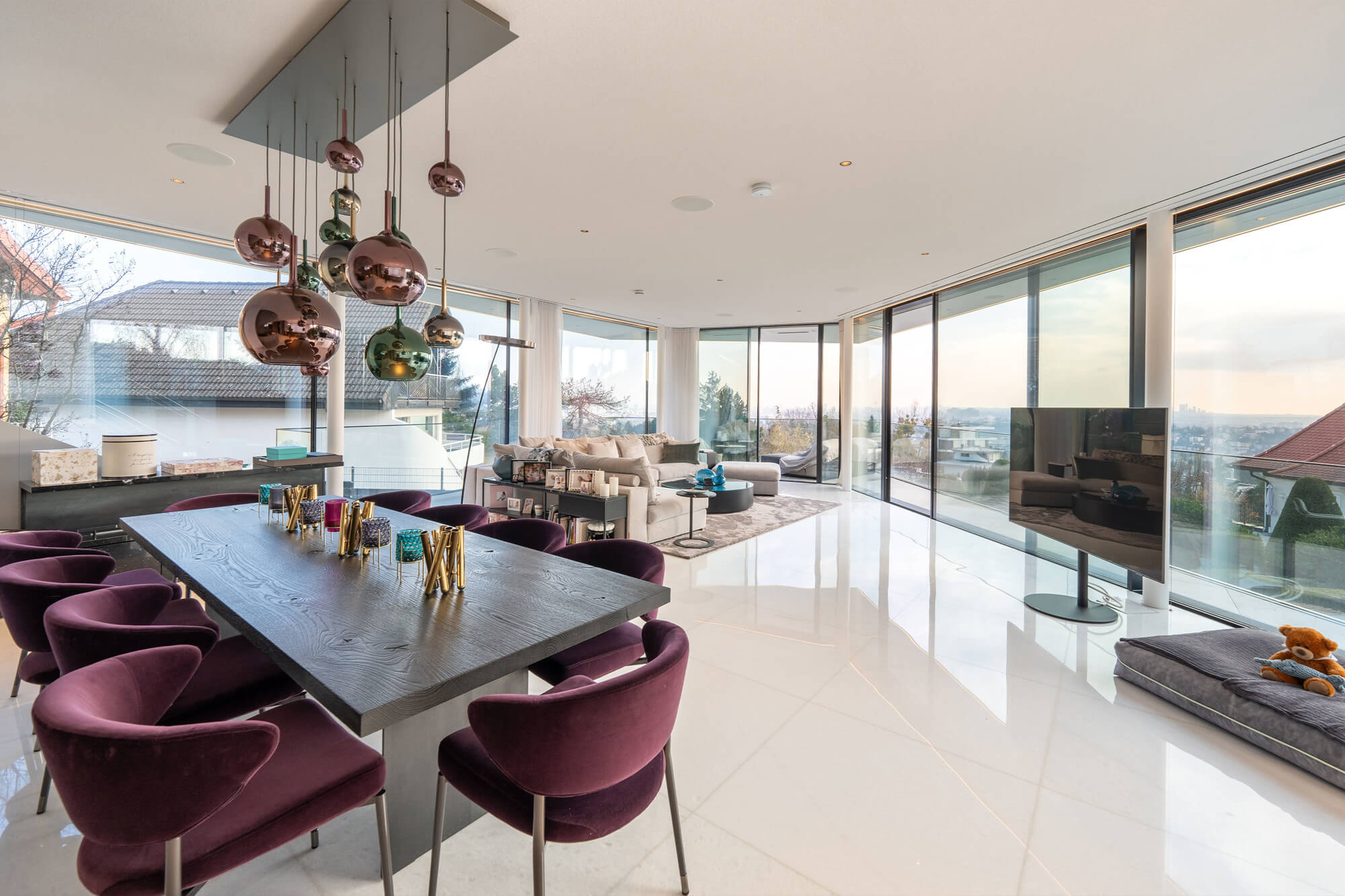 Designer villa with an incomparable view over Vienna