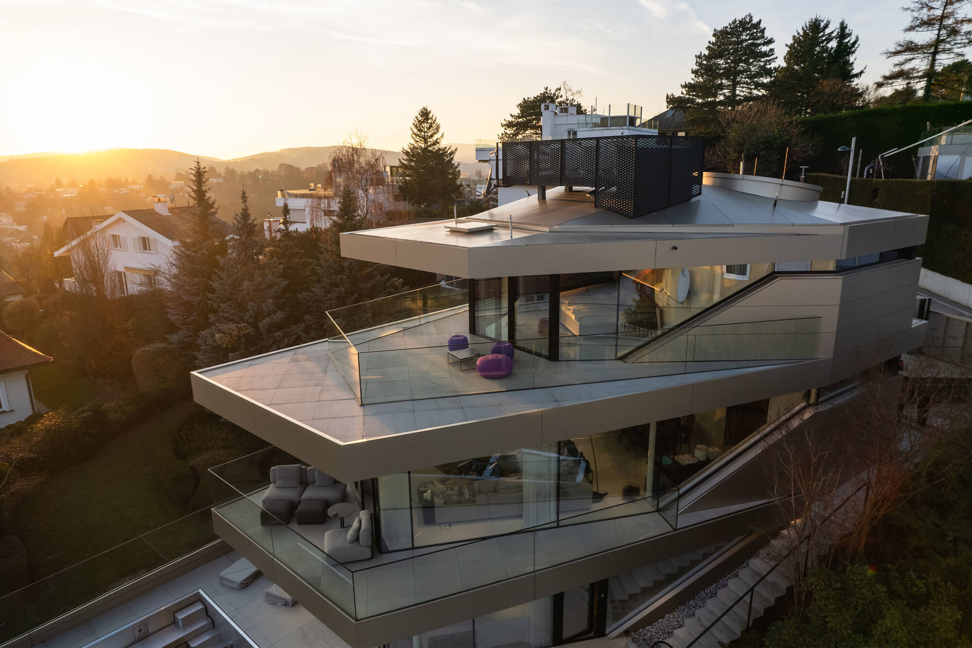 Designer villa with an incomparable view over Vienna