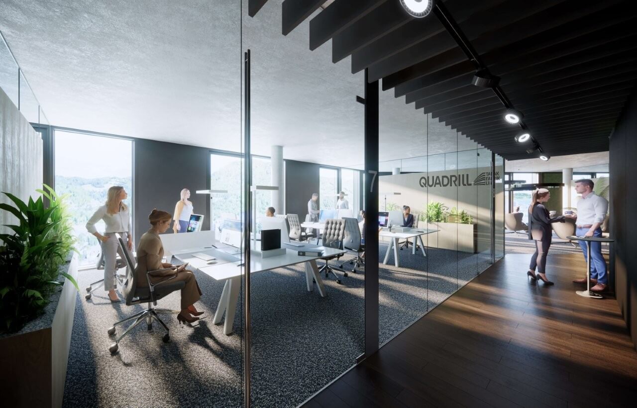 COMMISSION-FREE – Modern Offices in the Quadrill Tower