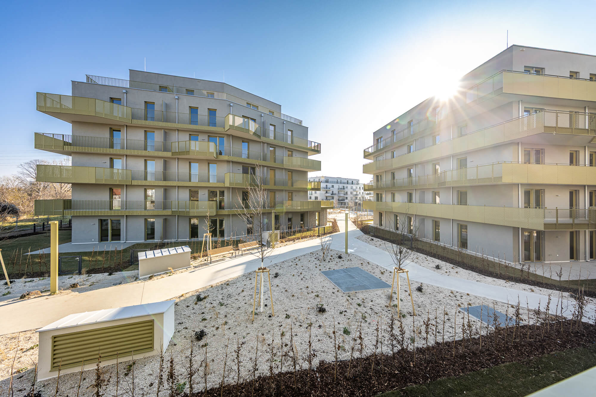 Hirschfeld - First occupancy with outdoor spaces - sustainable living on the outskirts of the city!