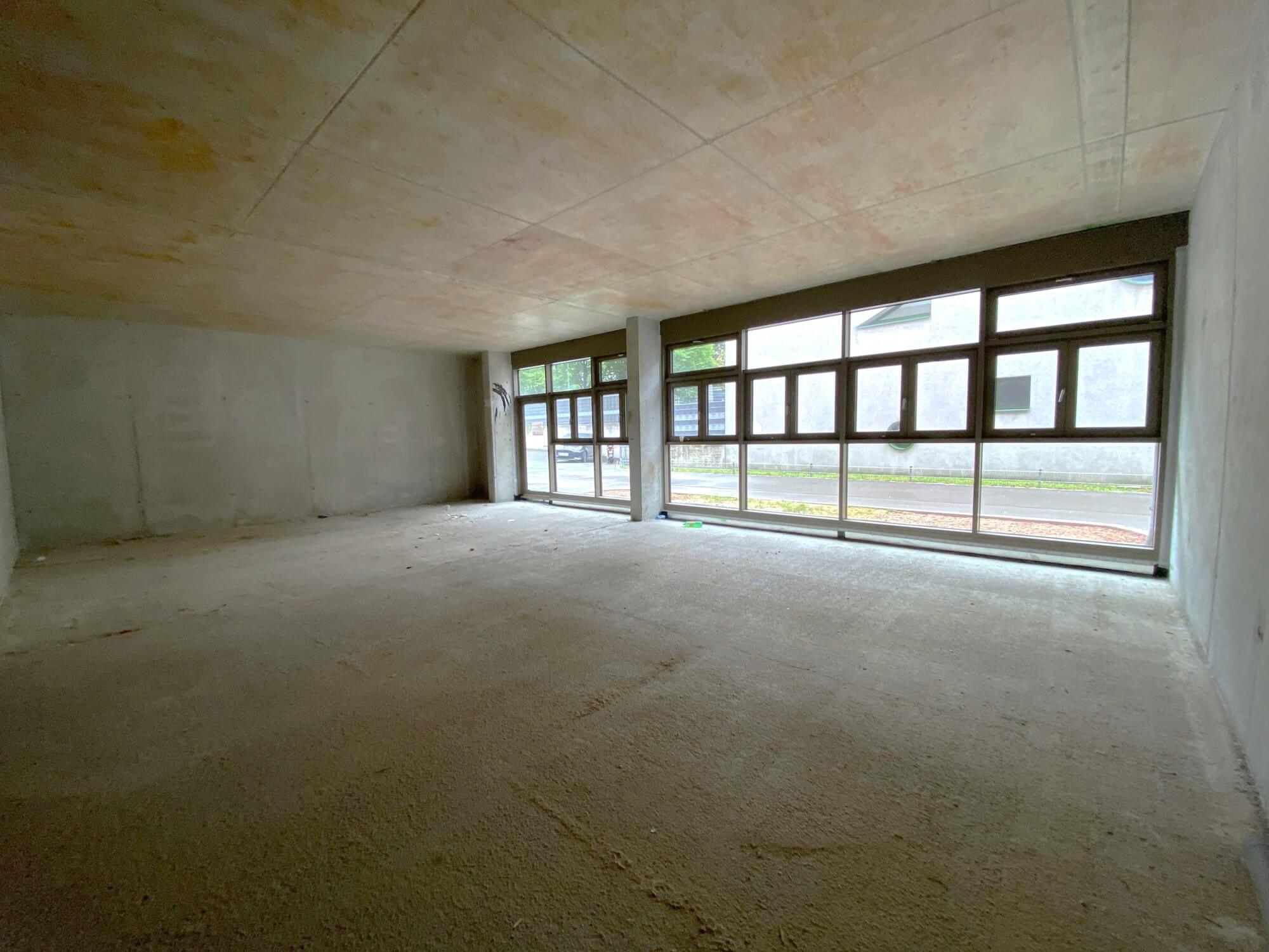 Commercial space in the residential garden