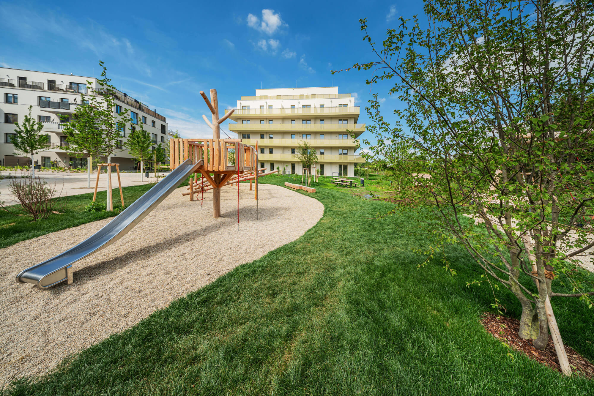 Hirschfeld - First occupancy with outdoor spaces - sustainable living on the outskirts of the city!