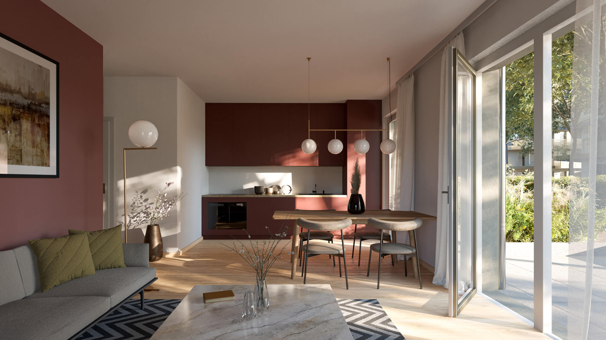 Hirschfeld - First occupancy with outdoor spaces - sustainable living on the outskirts of the city!