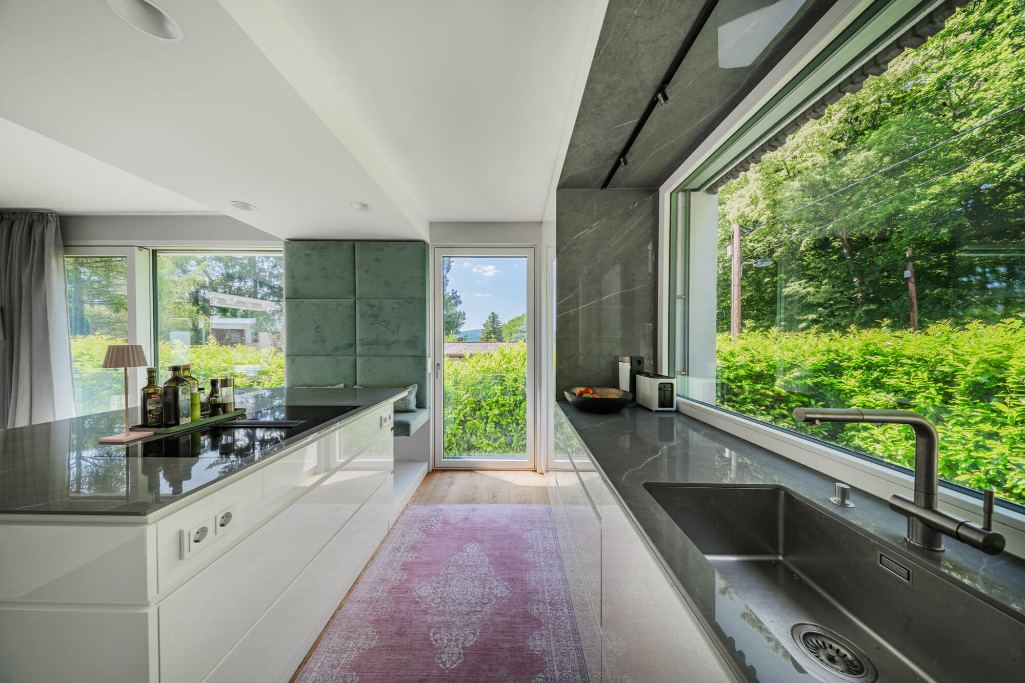 Modern villa with garden and pool