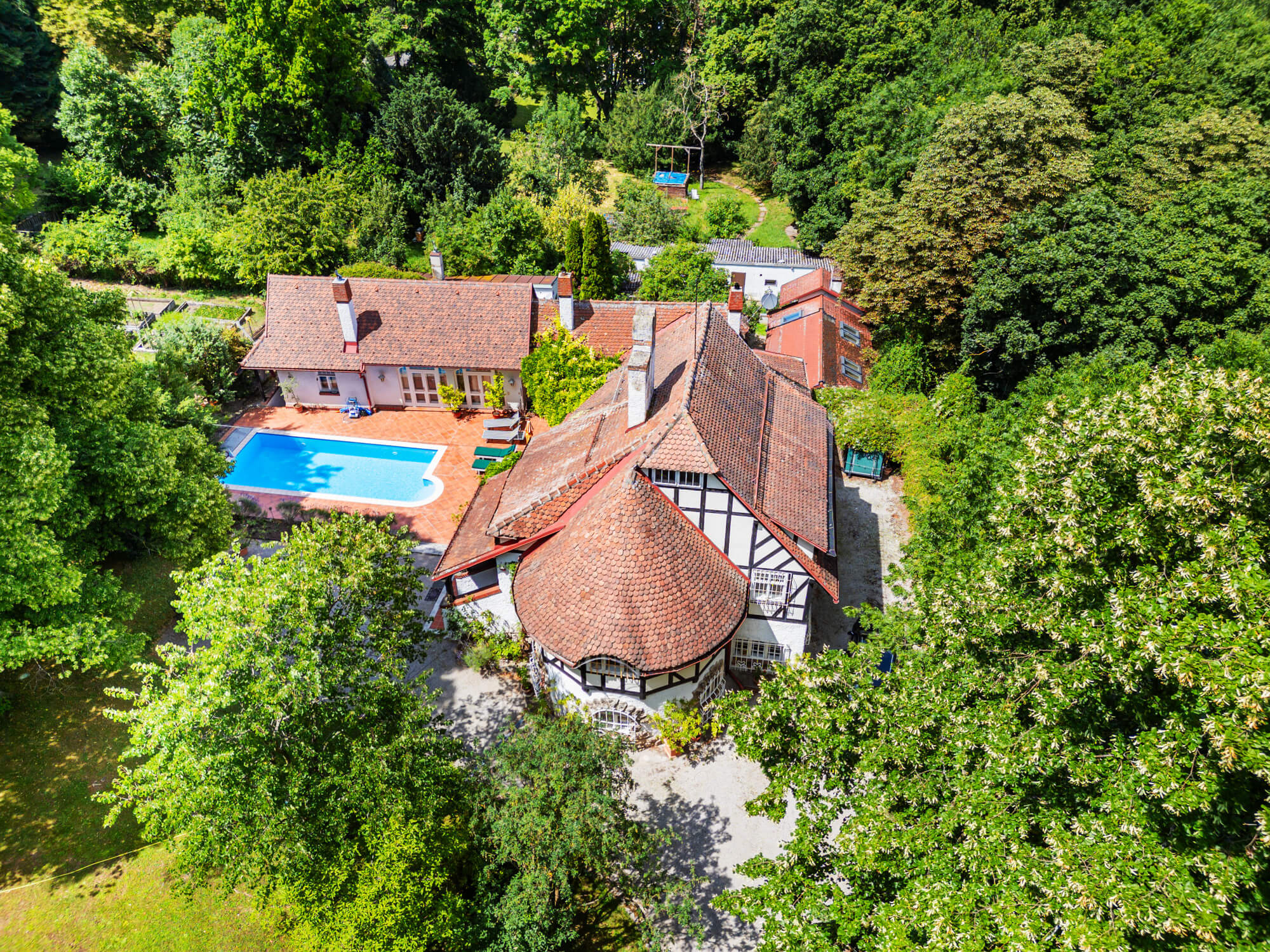 One-of-a-kind estate in a private park