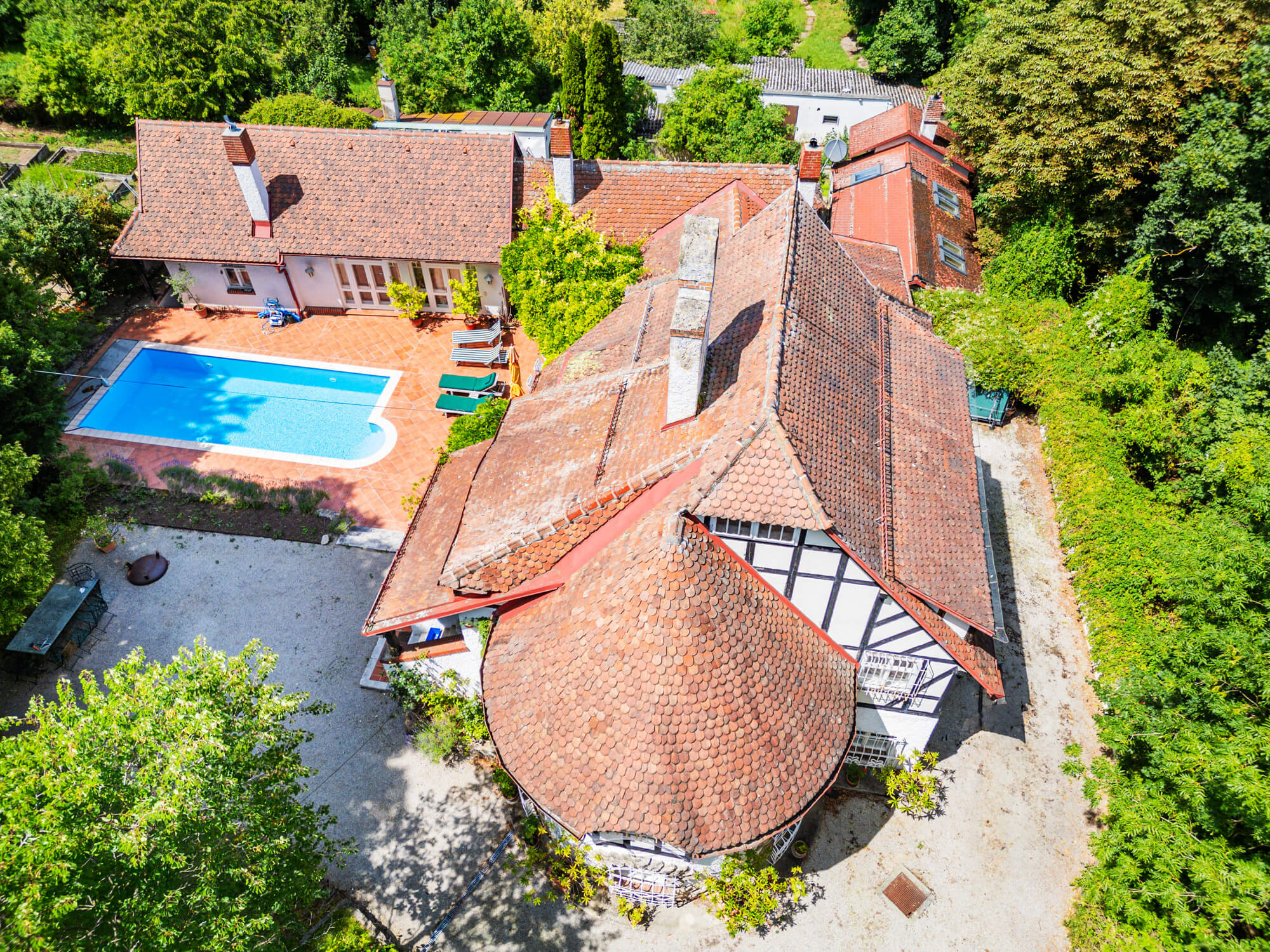 One-of-a-kind estate in a private park