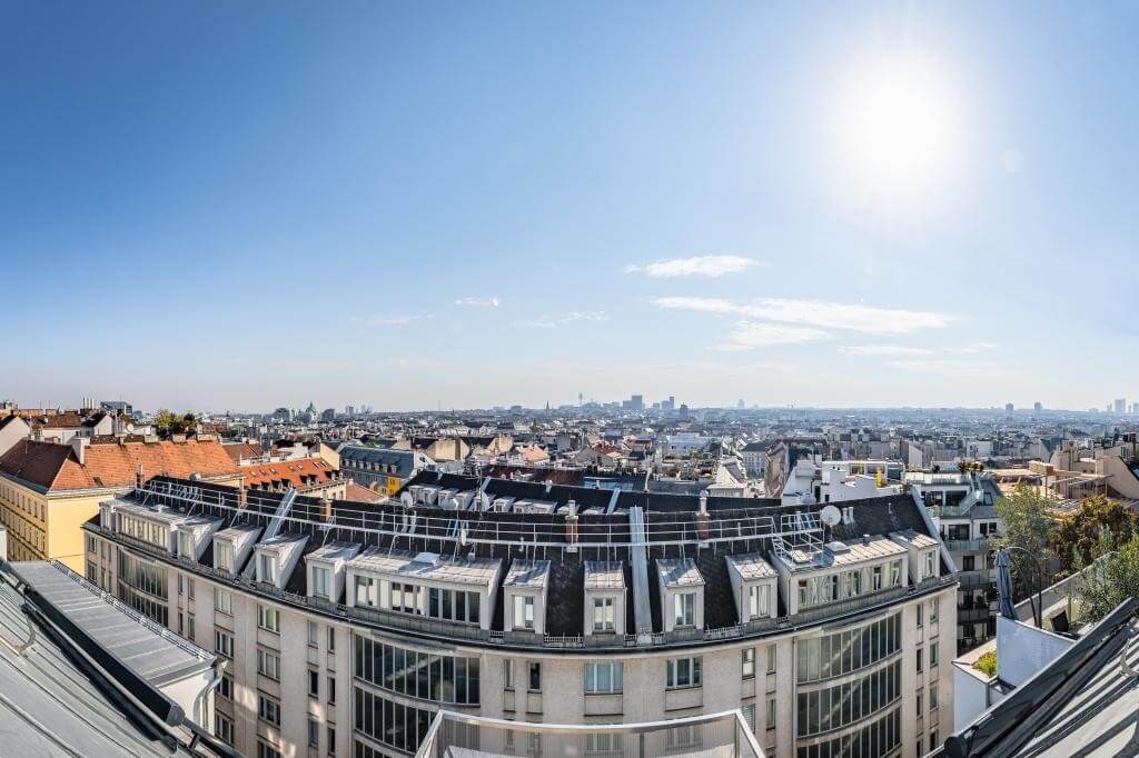 Top Neubauwohnung mitten im 6. Bezirk mit allgemeiner Dachterrasse